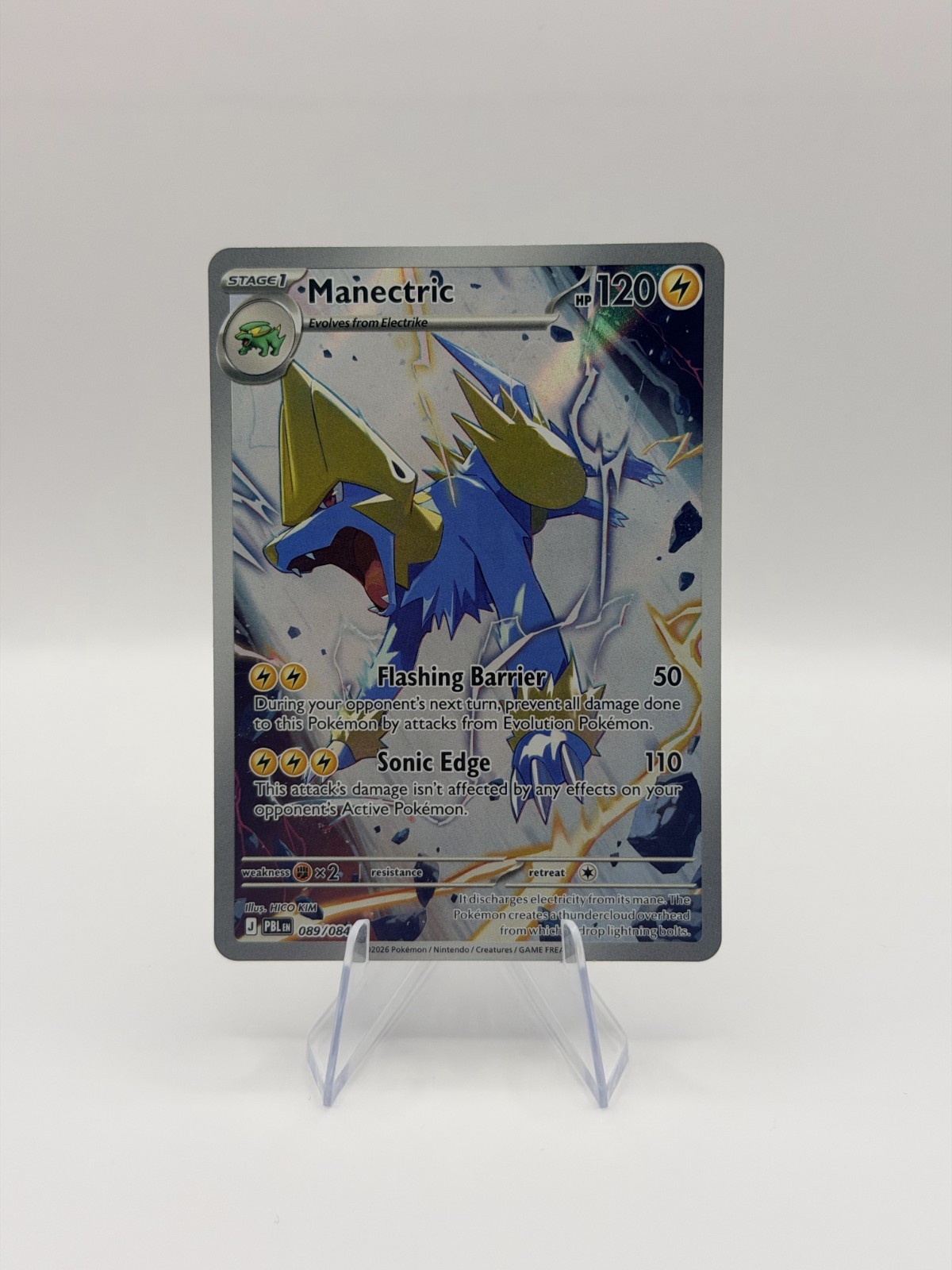 Manectric #089/084 ME05: Pitch Black — Illustration Rare