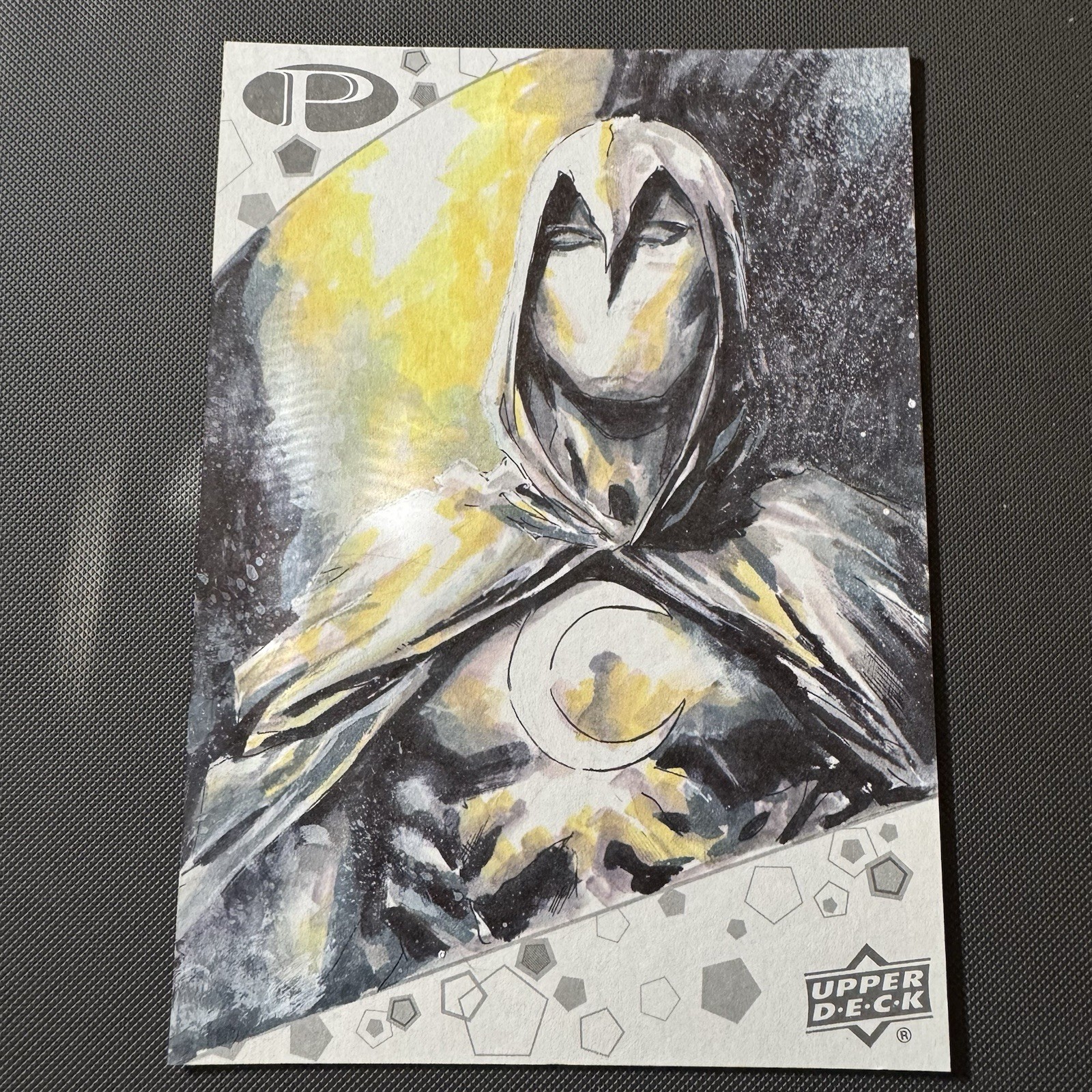 2021 Marvel Premier Sketch Moon Knight Jomar Buda 5X7 PANEL 1/1