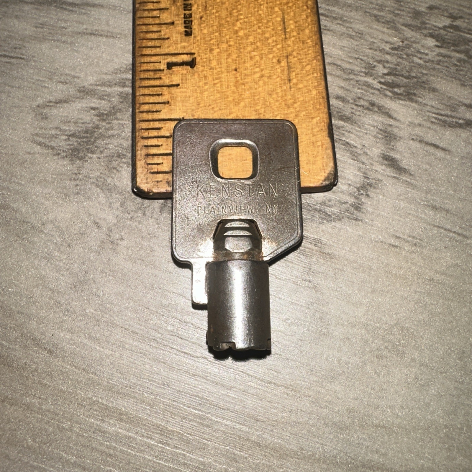 Vintage Kenyan Tubular Key #BC1612-1 Plainview N.Y.