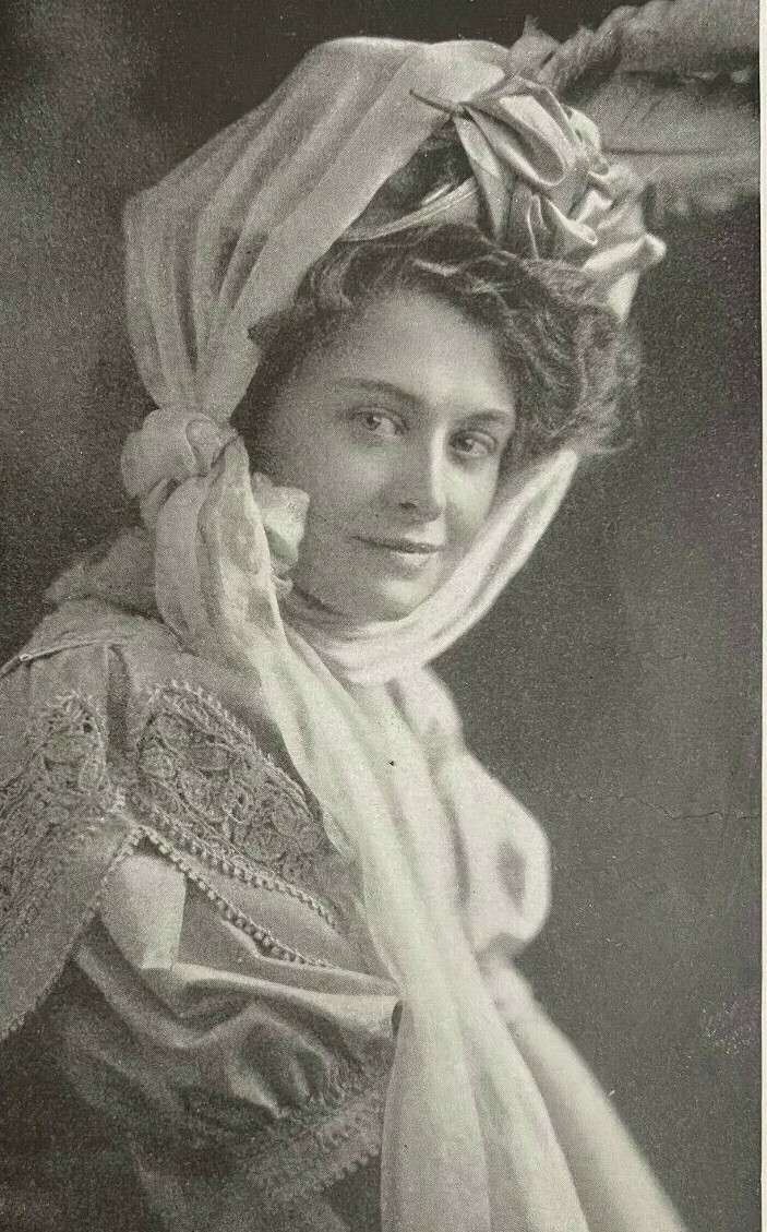 1907 Vintage Magazine Illustration Actress Helen Hale in A Yankee Tourist 1907 Vintage Magazine Illustration Actress Helen Hale in A Yankee Tourist