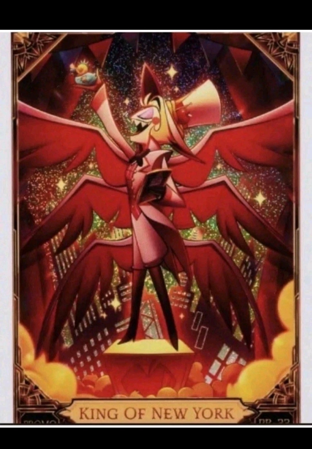 NYCC 2026 Hazbin Hotel Lucifer King of New York Promo Card Presale Ships 10/12 NYCC 2026 Hazbin Hotel Lucifer King of New York Promo Card Presale Ships 10/12