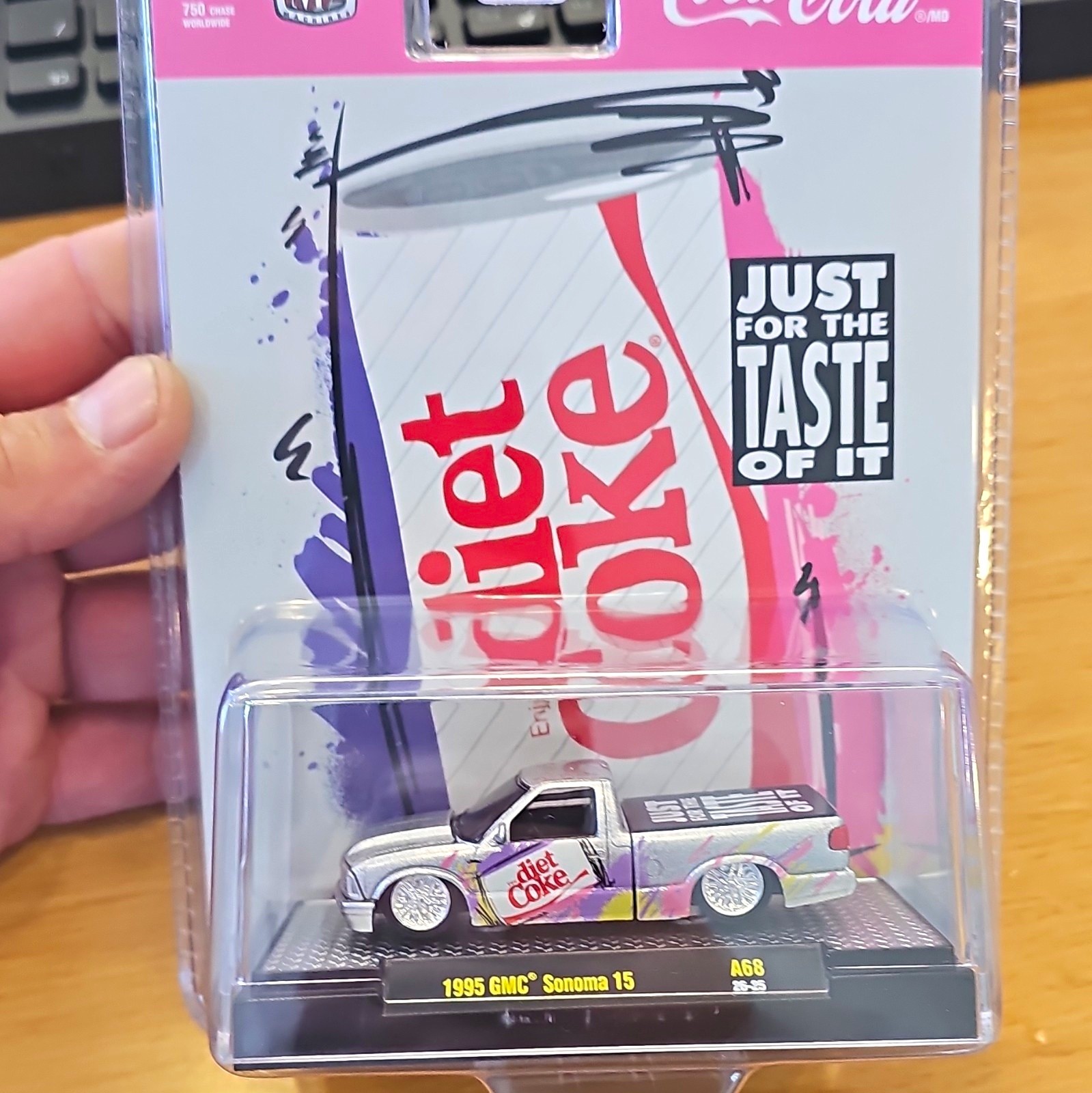 Coca-Cola Diet Coke 1995 GMC Sonoma 1:64 Diecast Truck Reproduction