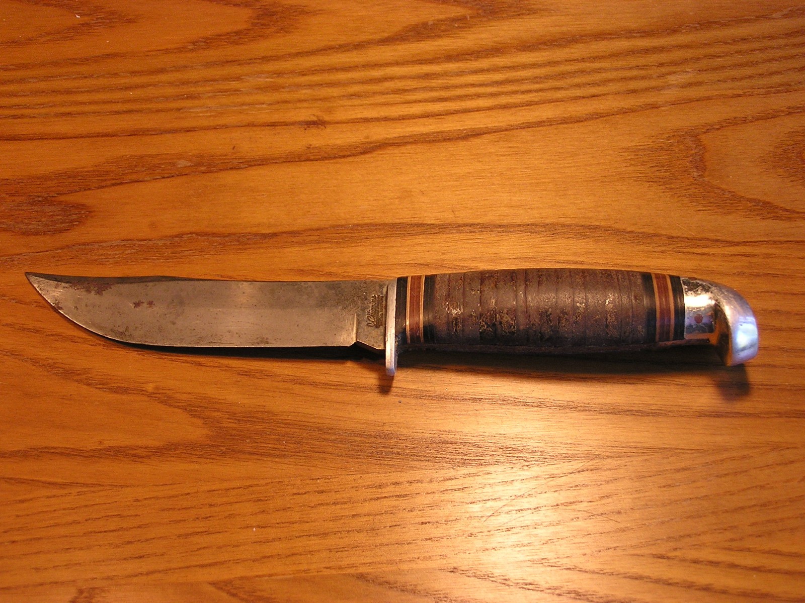 Vintage J.C. Higgins Fixed Blade Fighting Knife Made in the USA Vintage J.C. Higgins Fixed Blade Fighting Knife Made in the USA