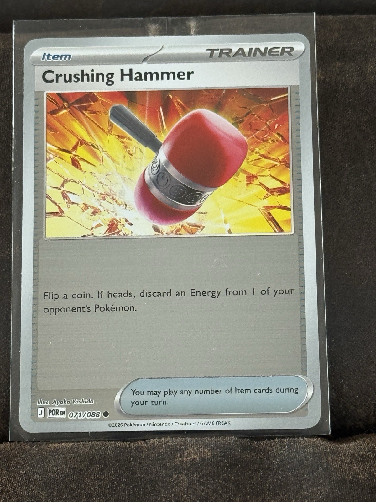 🔥🔥Crushing Hammer 071/088 Reverse Holo - Pokemon Perfect Order NM TCG🔥🔥 🔥🔥Crushing Hammer 071/088 Reverse Holo - Pokemon Perfect Order NM TCG🔥🔥