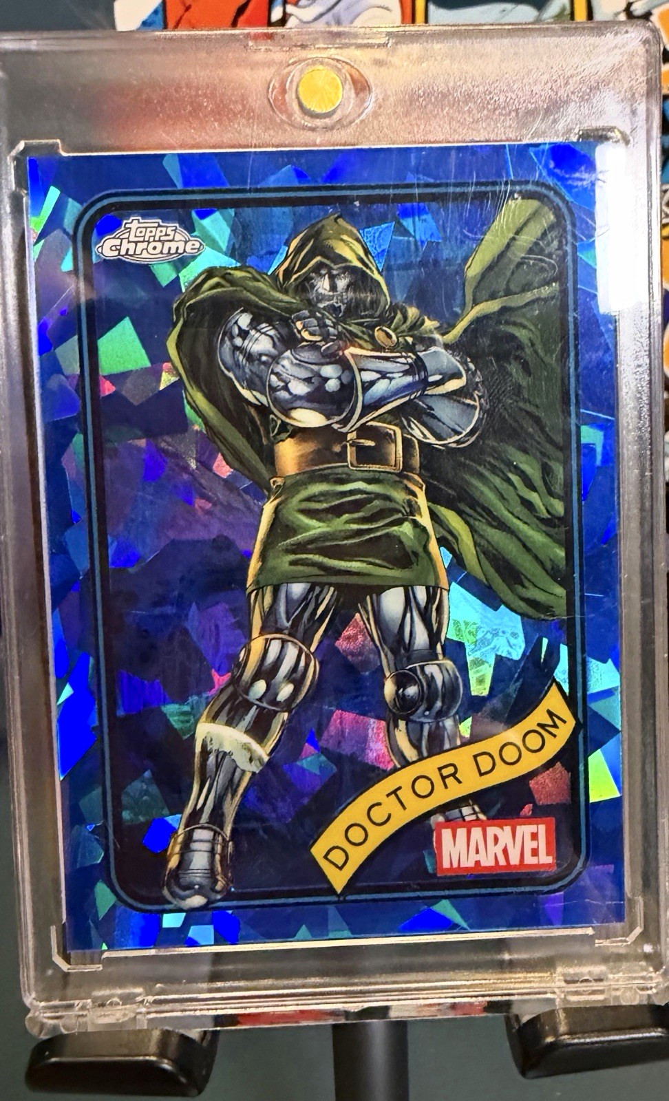 2025 Topps Chrome Sapphire Marvel Dr Doom 2025 Topps Chrome Sapphire Marvel Dr Doom