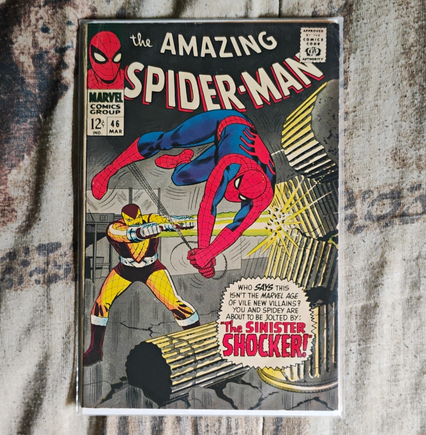Marvel The Amazing Spider-Man #46 The Sinister Shocker Stan Lee Romita Sr.