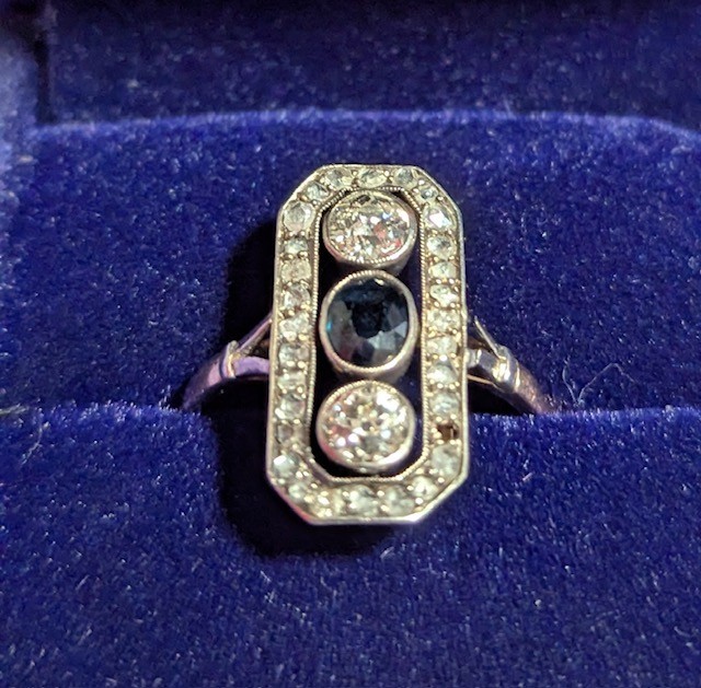 Exquisite Antique Russian Ring from Late-Victorian Era 1880 -1910