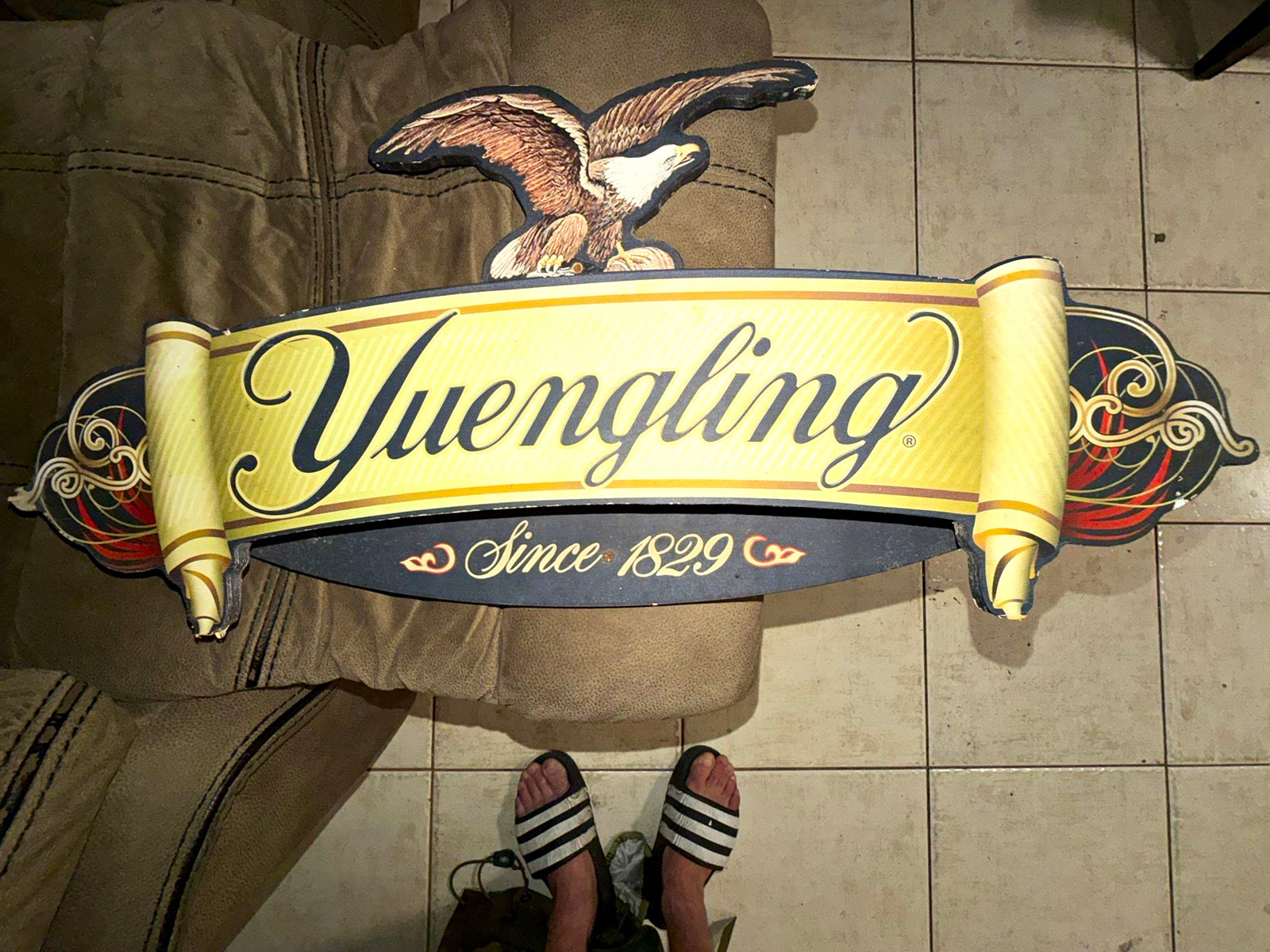 Vintage and collectible Yuengling Beer Bar Sign Property of D.G. Yuengling Vintage and collectible Yuengling Beer Bar Sign Property of D.G. Yuengling