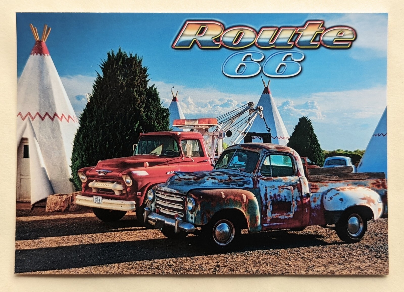 Postcard U.S.A.: Route 66. Postcard U.S.A.: Route 66.