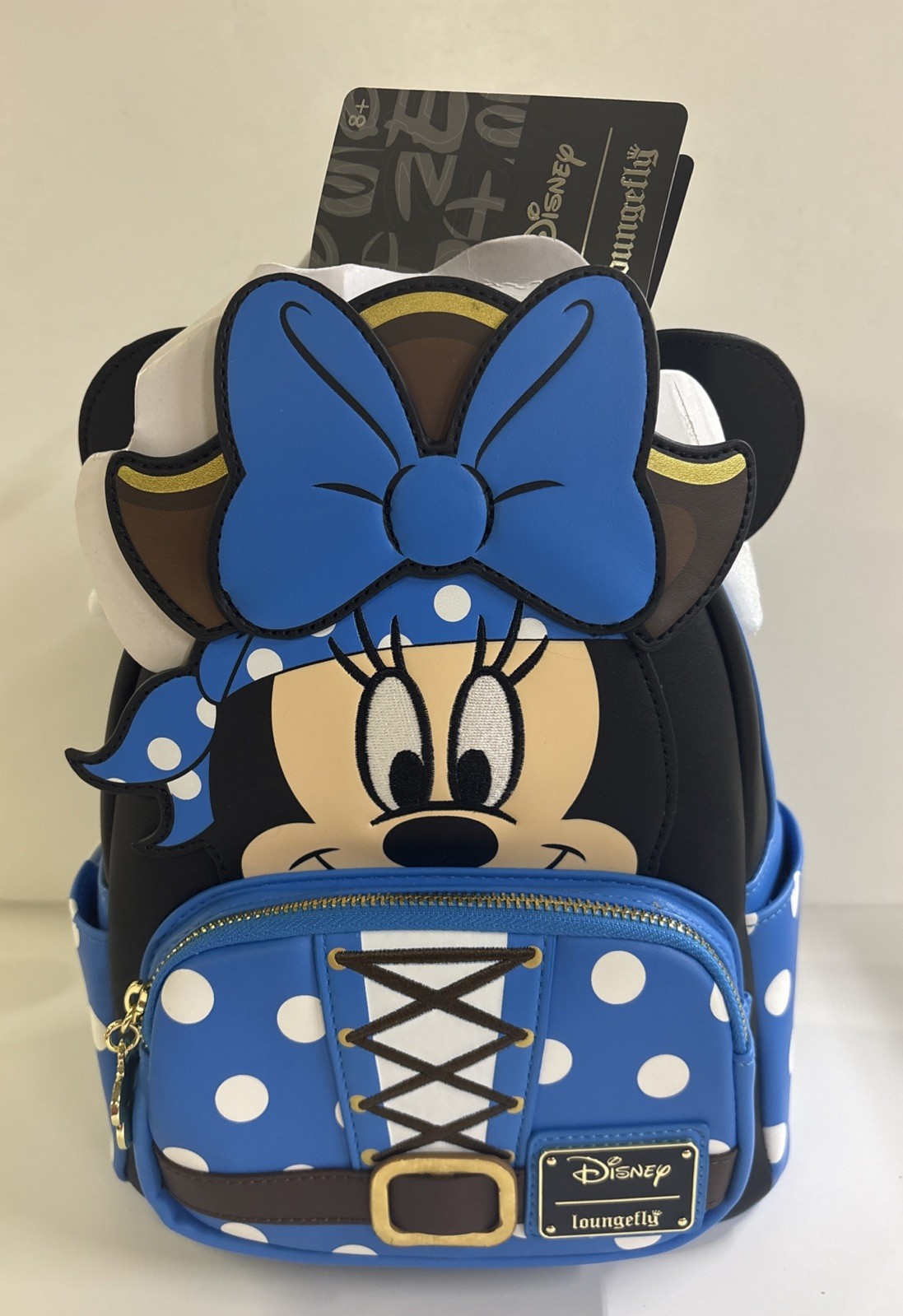 New Loungefly Disney Minnie Mouse Pirate Mini Backpack NWT