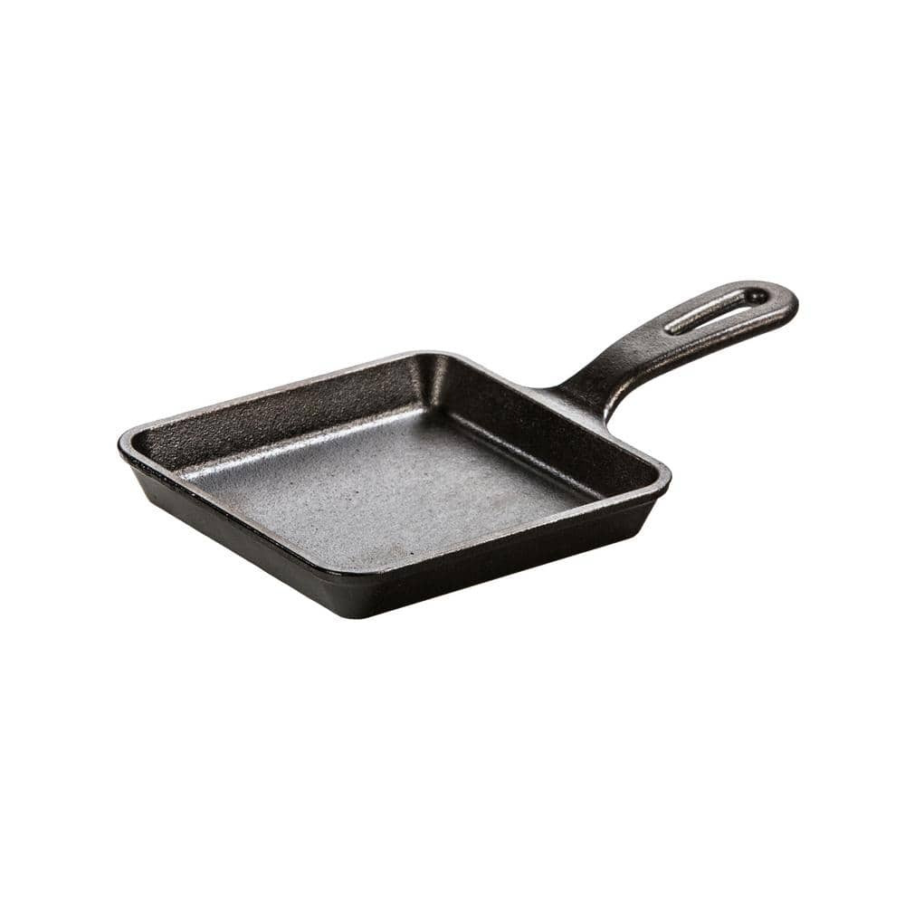 5.5 In. Square Cast Iron Skillet | Lodge Wonder Pan With Magic Small Use Stove