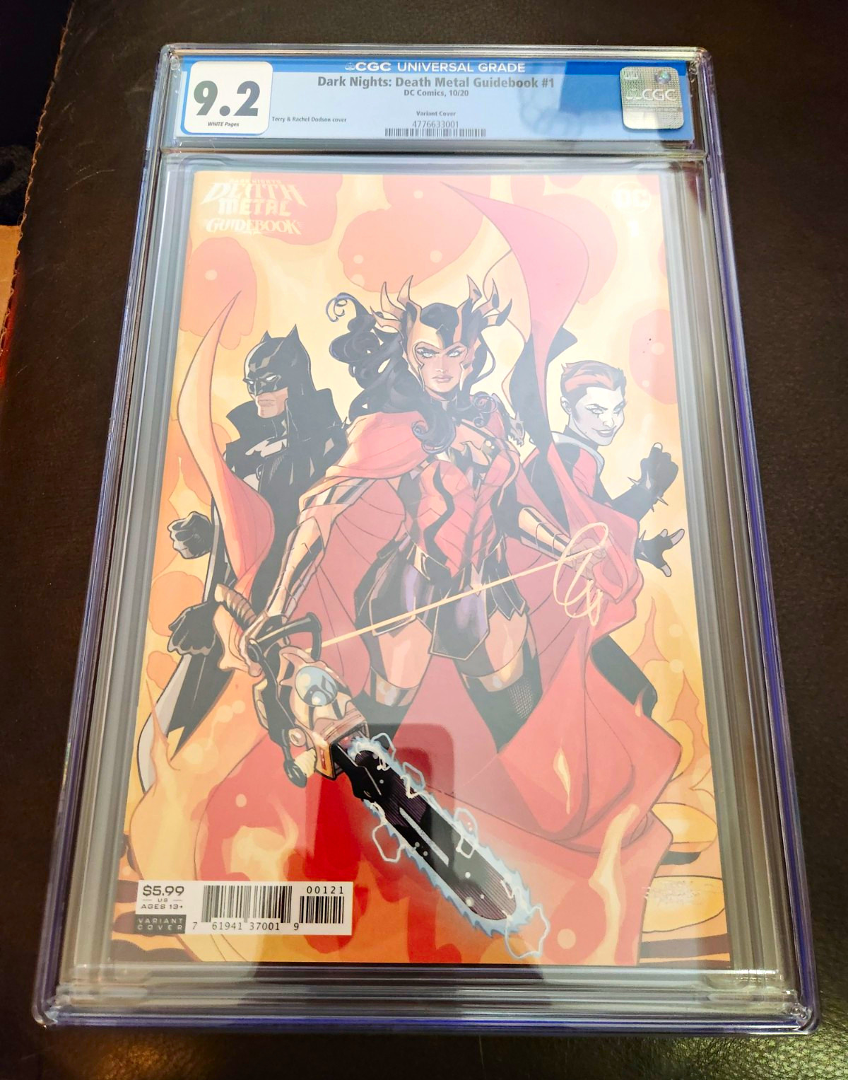 Dark Nights: Death Metal Guidebook #1 CGC 9.2 DC Comics 2020 Variant Batman