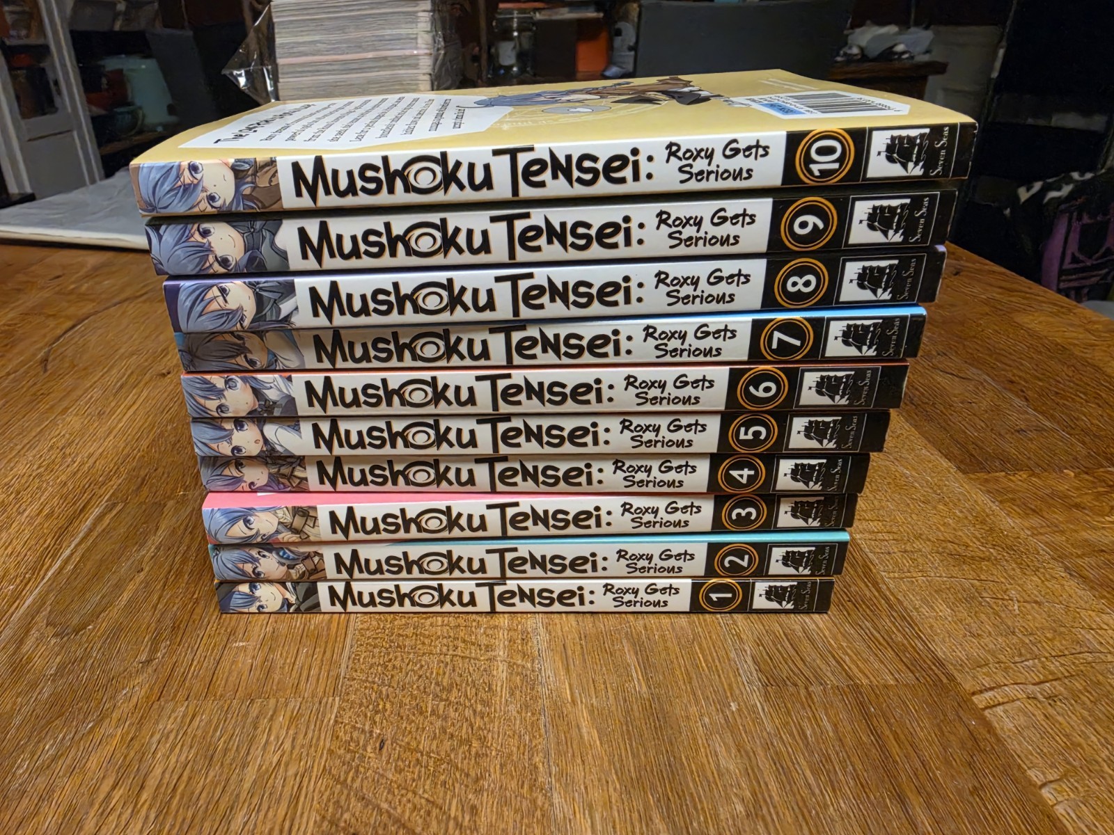 Seven Seas Manga Mushoku Tensei: Roxy Gets Serious Vol. 1 - 10 English Seven Seas Manga Mushoku Tensei: Roxy Gets Serious Vol. 1 - 10 English