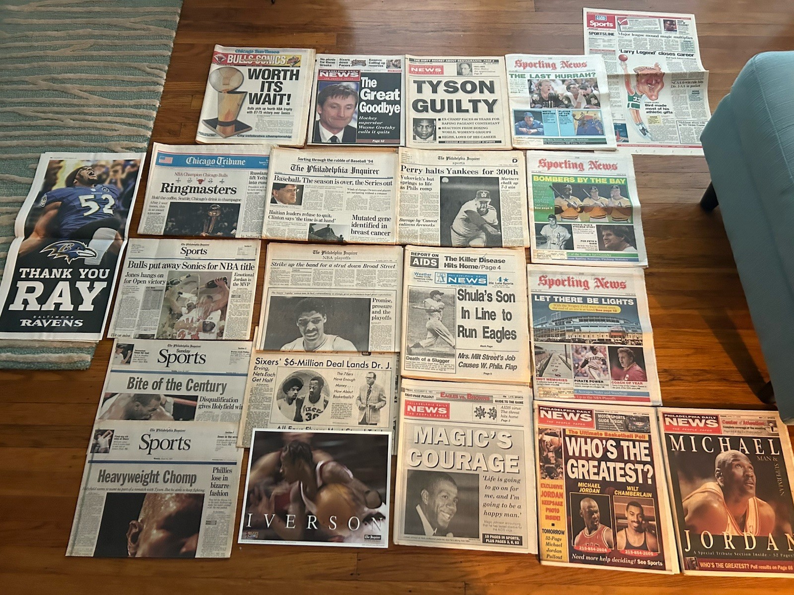 Sports related lot of news publications, articles, 1982-2013, (20), complete Sports related lot of news publications, articles, 1982-2013, (20), complete