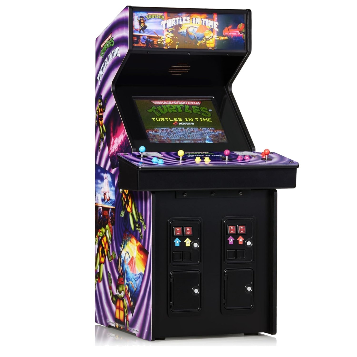 Authentic TMNT Turtles in Time Rechargeable Arcade ;][;