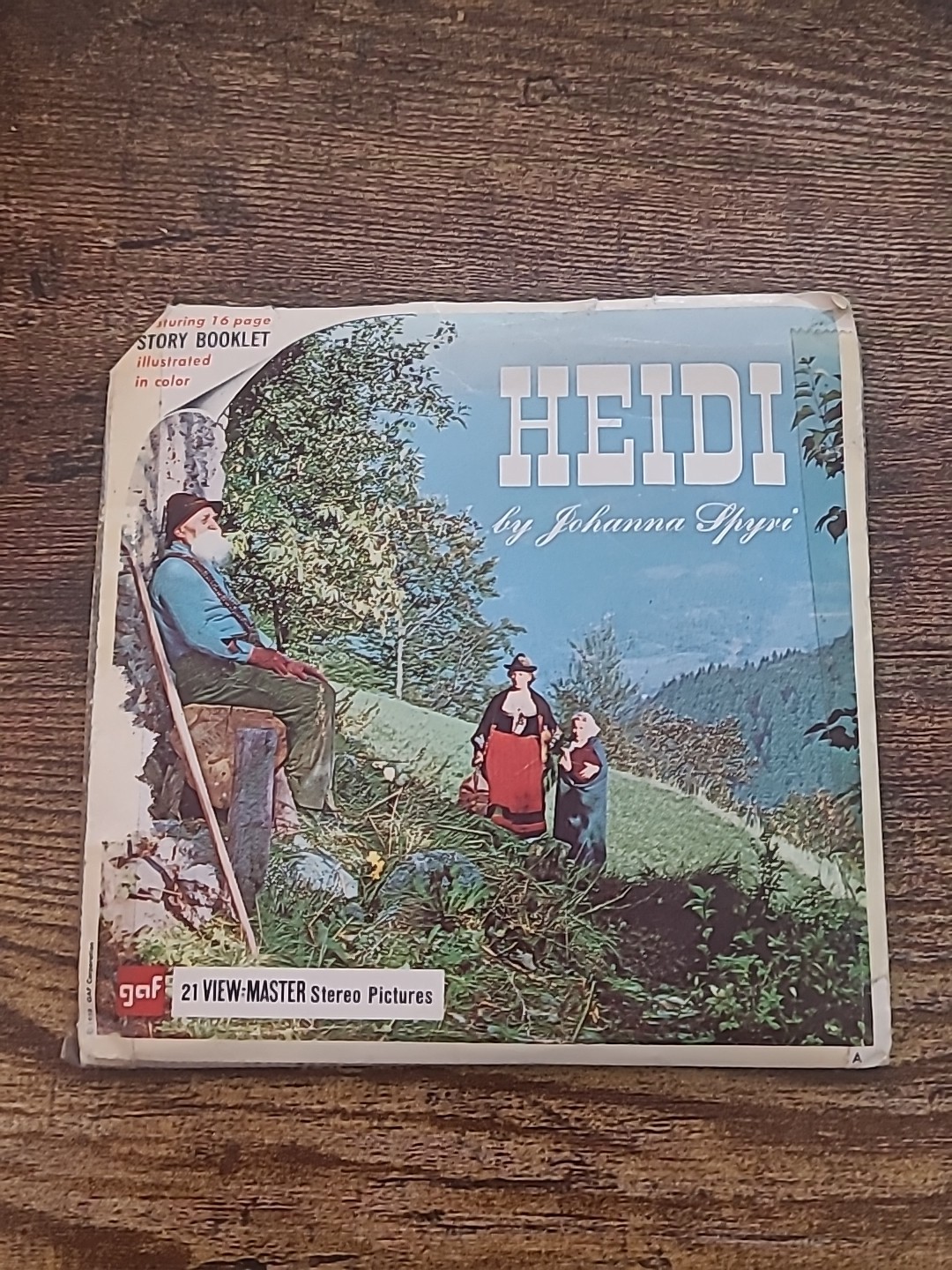 GAF View-Master #B 425  HEIDI By Johanna Spyri 1960\'s Vintage