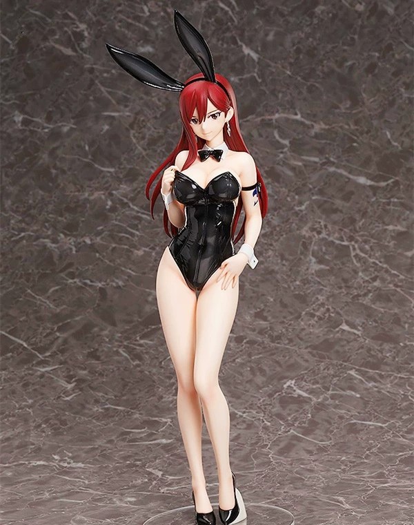 FAIRY TAIL Erza Scarlet Lucy Heartfilia Bunny Girl freeing B-style Statues Model