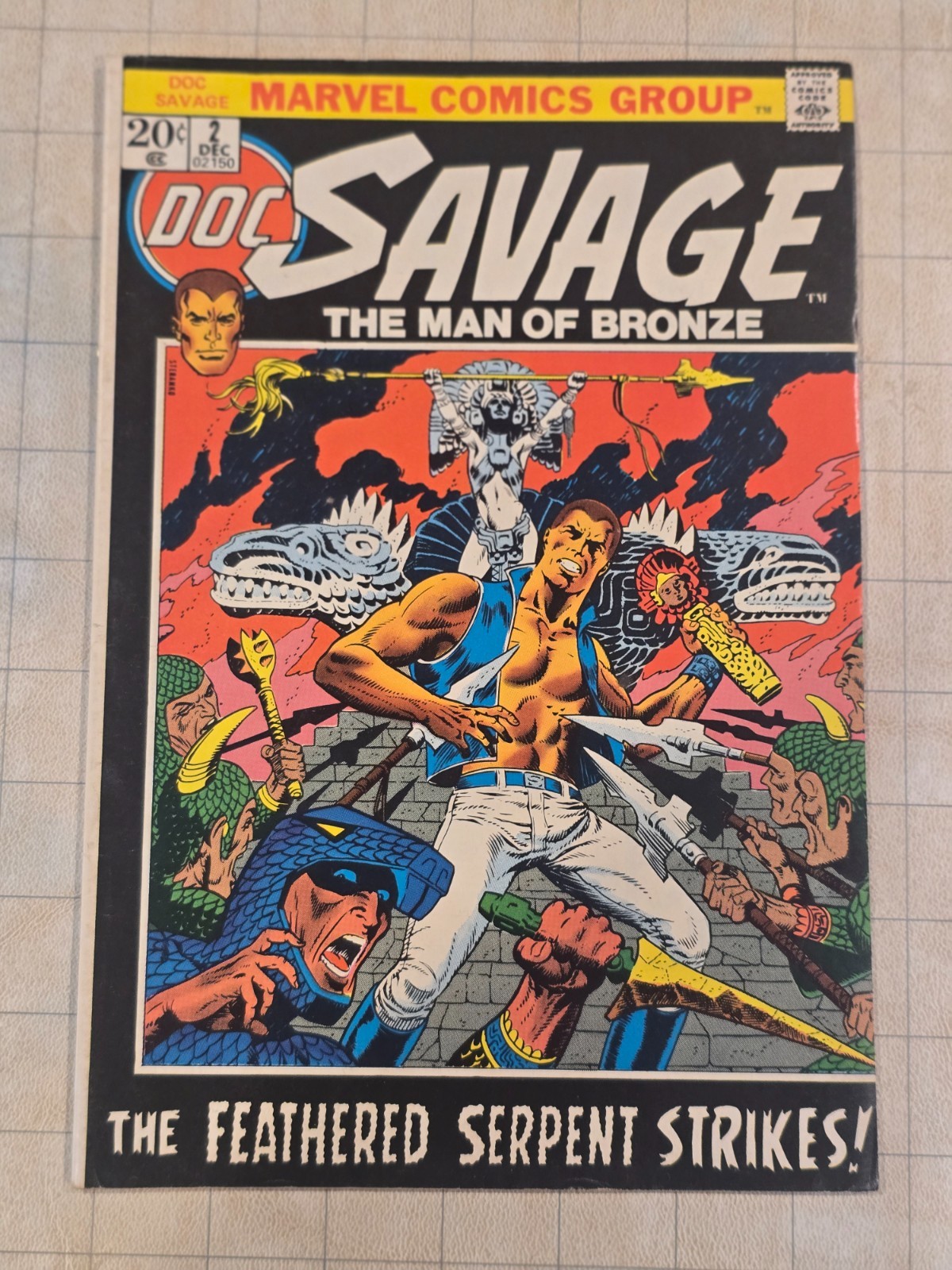 Doc Savage 2 The Man Of Bronze Marvel Comics