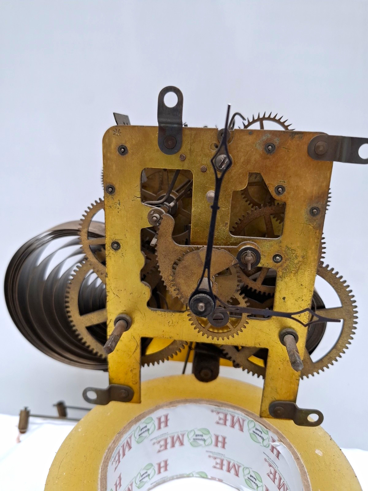 Waterbury Clock Co. Antique Vintage Metal Clock Mechanism USA Pat’d 1910-1914