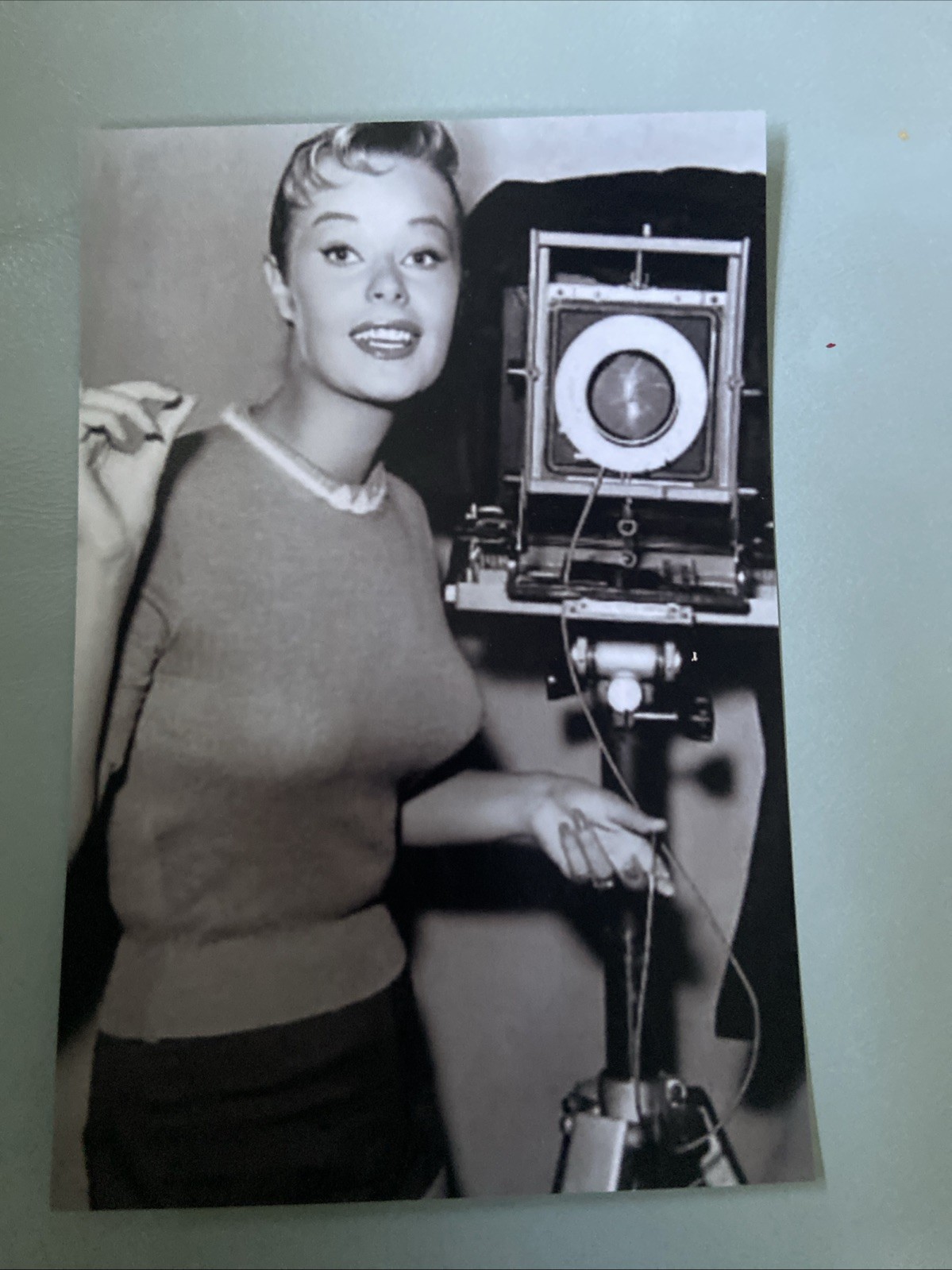 Ingrid Goude Miss Sweden 1956 Swedish Actress/Model 4x6” Color Photograph