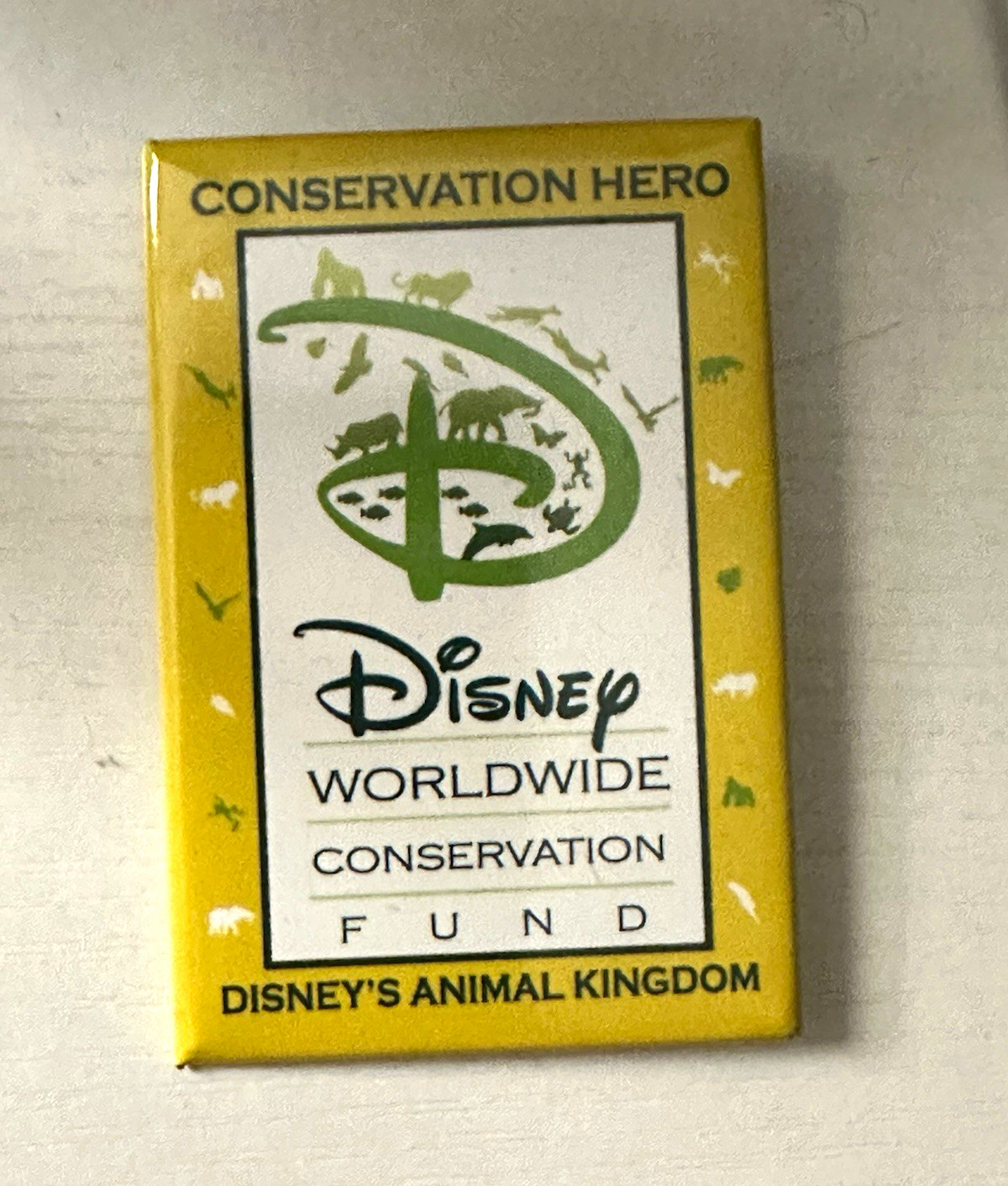 Disney WWCF Conservation Hero Pinback - Disney's Animal Kingdom