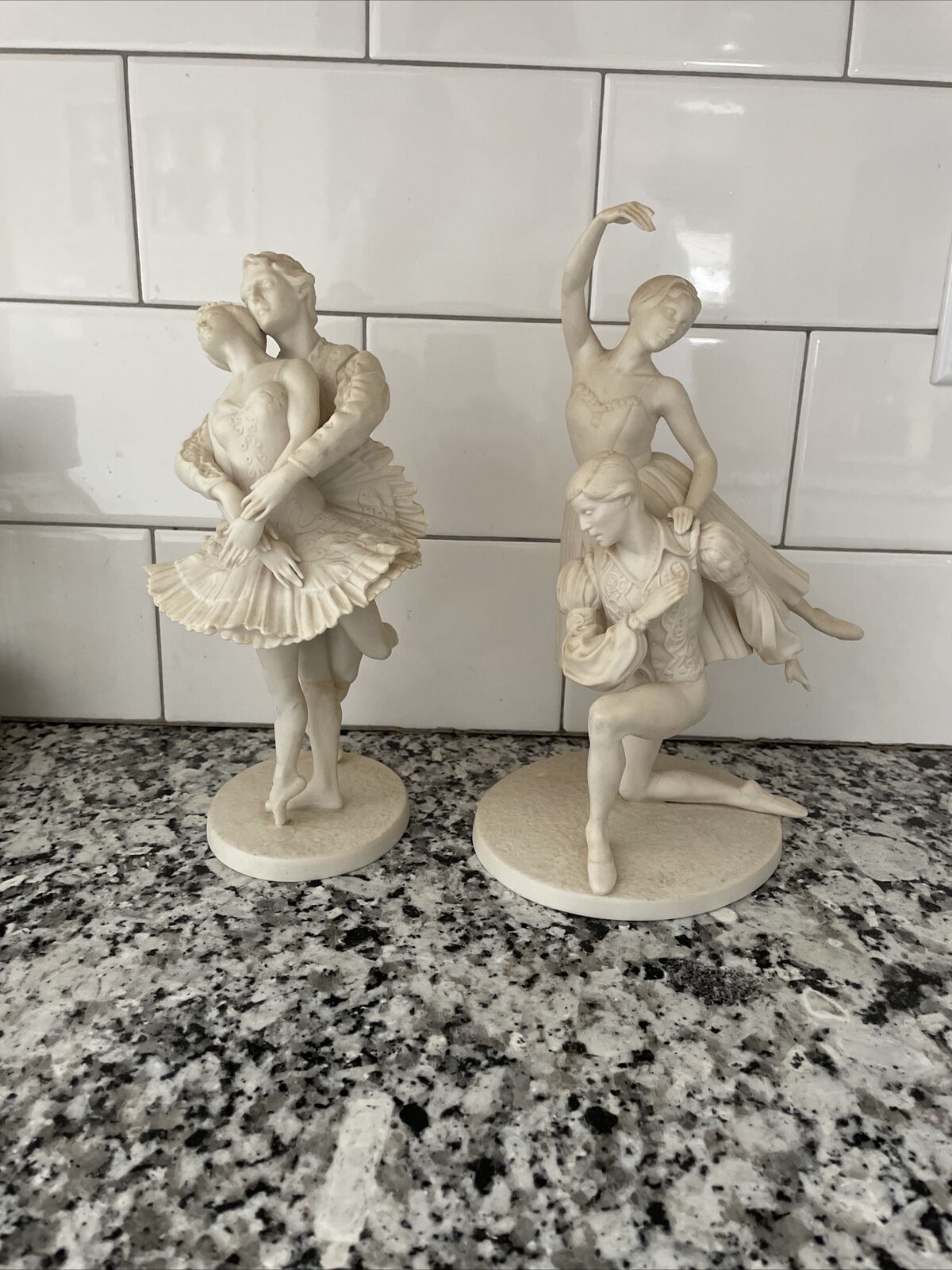 franklin mint Royal Ballet Sculptures.  ( Giselle And Swan Lake ) Both Included
