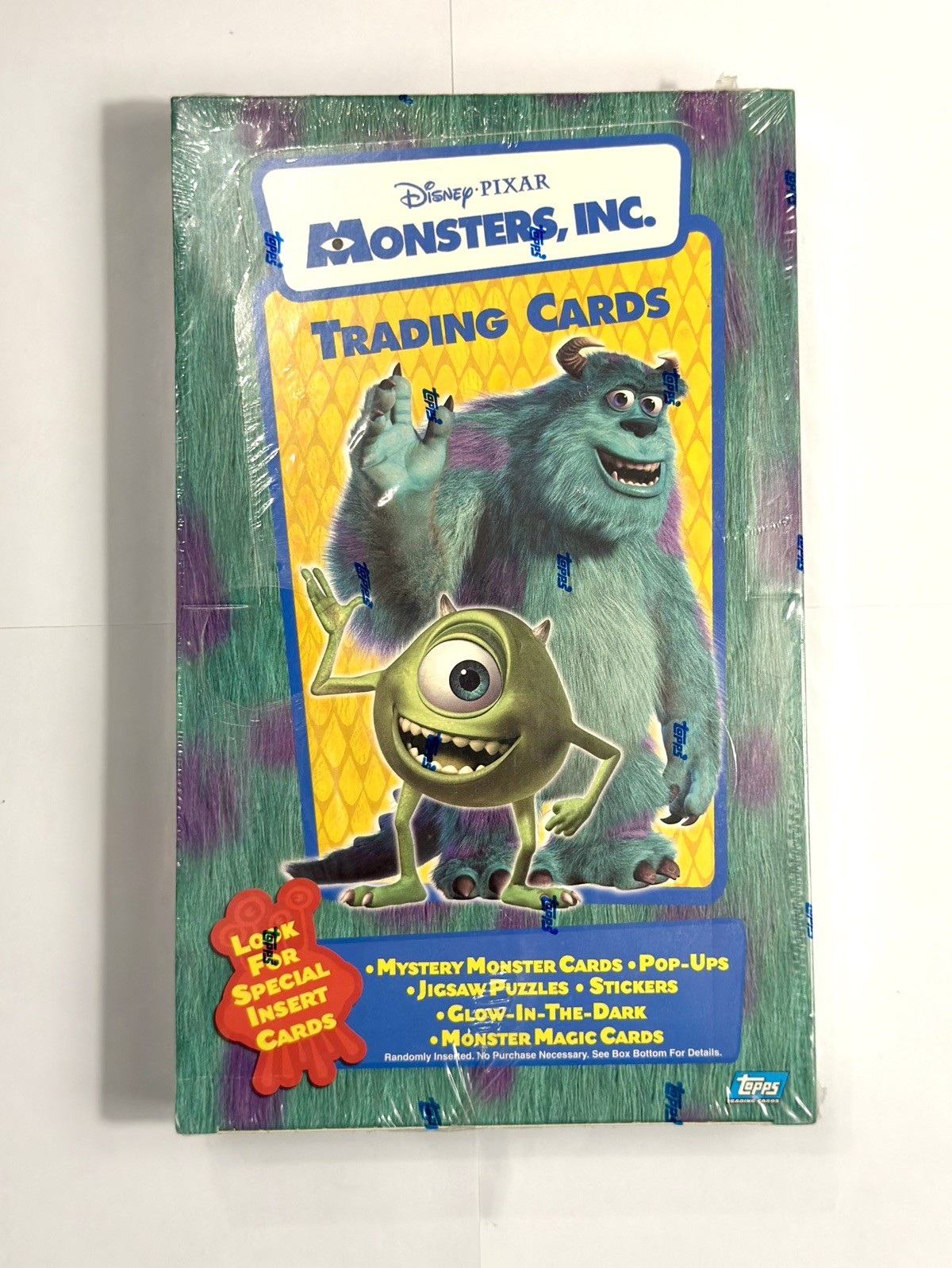 2001 Disney Pixar MONSTERS, INC. Topps Trading Cards Factory Sealed Box 2001 Disney Pixar MONSTERS, INC. Topps Trading Cards Factory Sealed Box