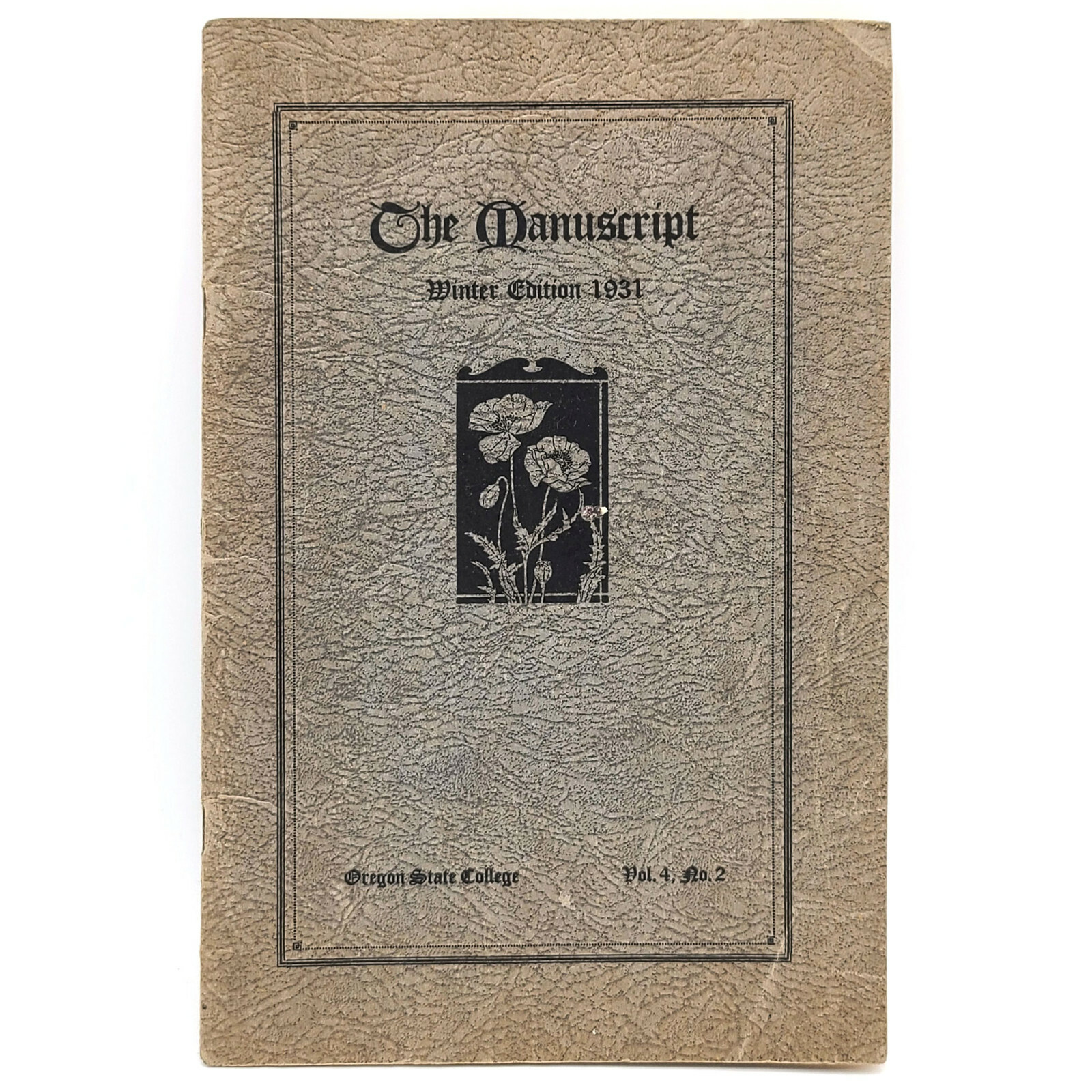The Manuscript Winter 1931 Oregon State College Early Prose by Ardyth Kennelly