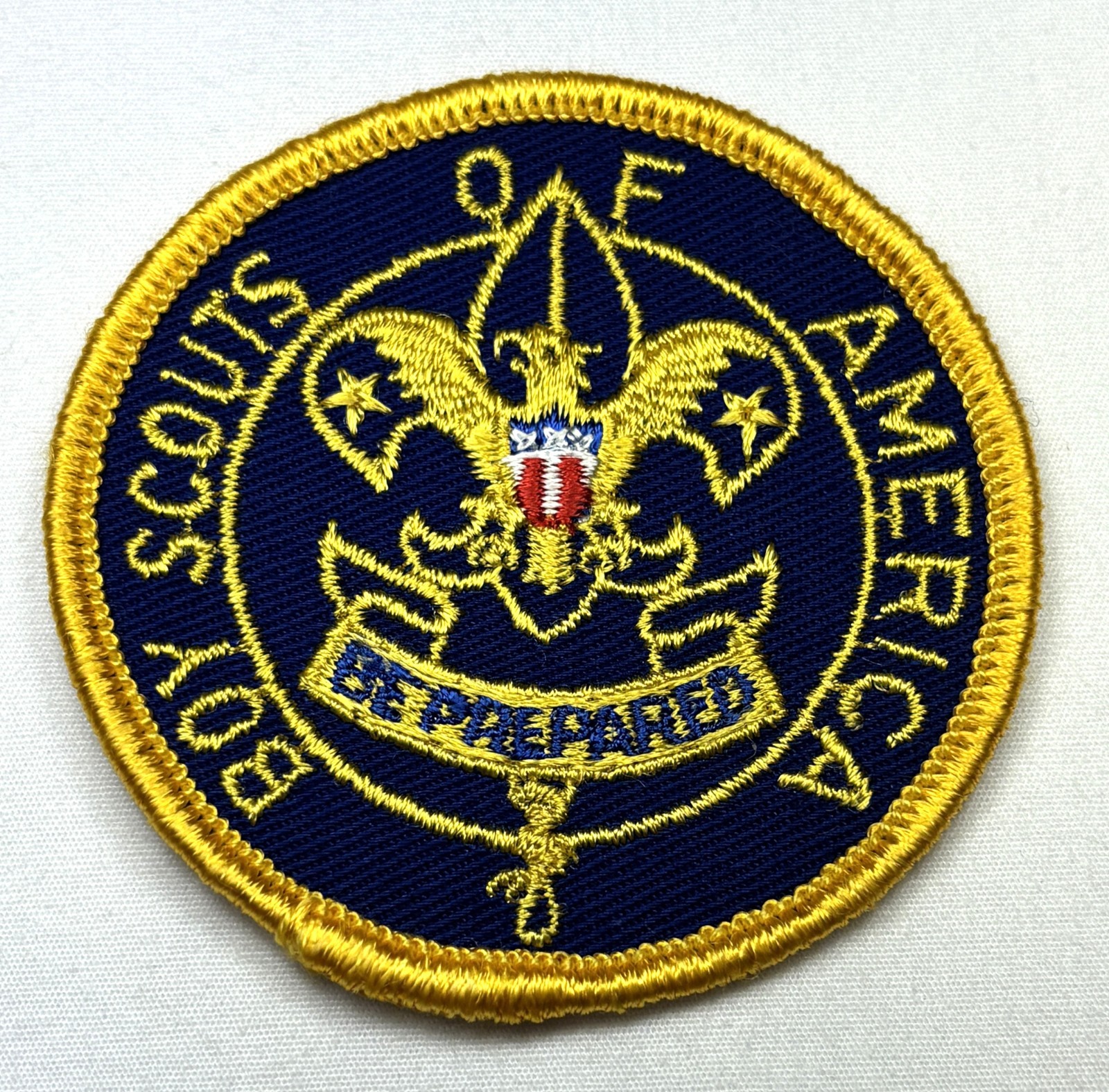 1967-1969 BSA BOY SCOUT LAYMAN POSITION PATCH ~ ROLLED EDGE