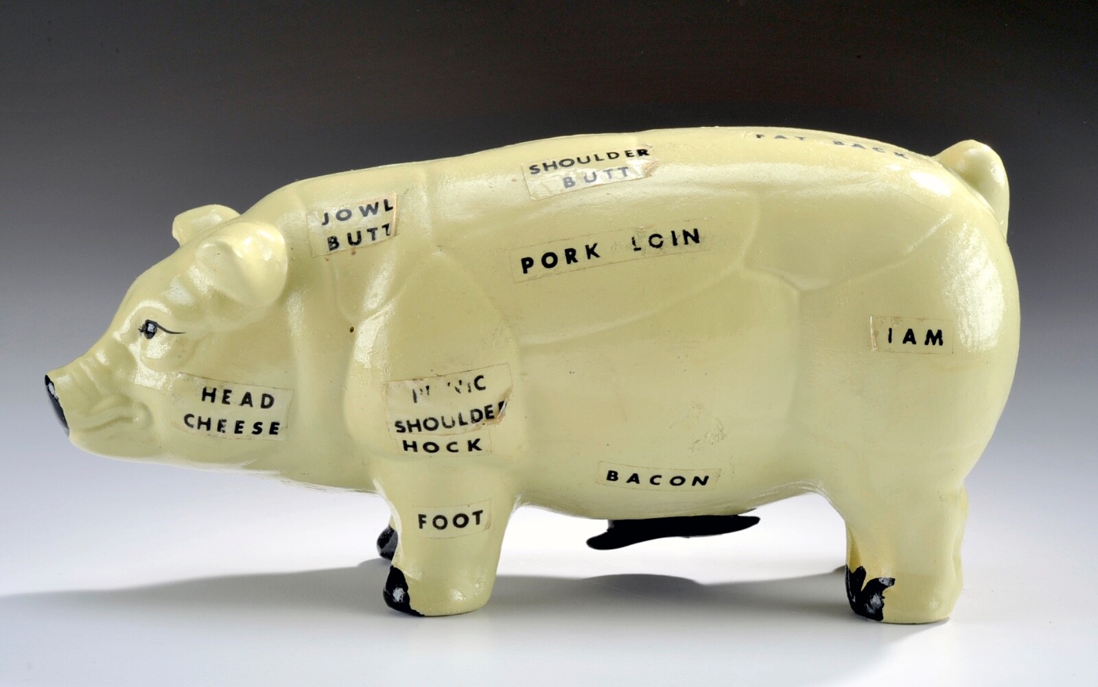 Vintage 1960's Advertising Premium Giveaway Ceramic Piggy Bank - Pork - Butcher Vintage 1960's Advertising Premium Giveaway Ceramic Piggy Bank - Pork - Butcher