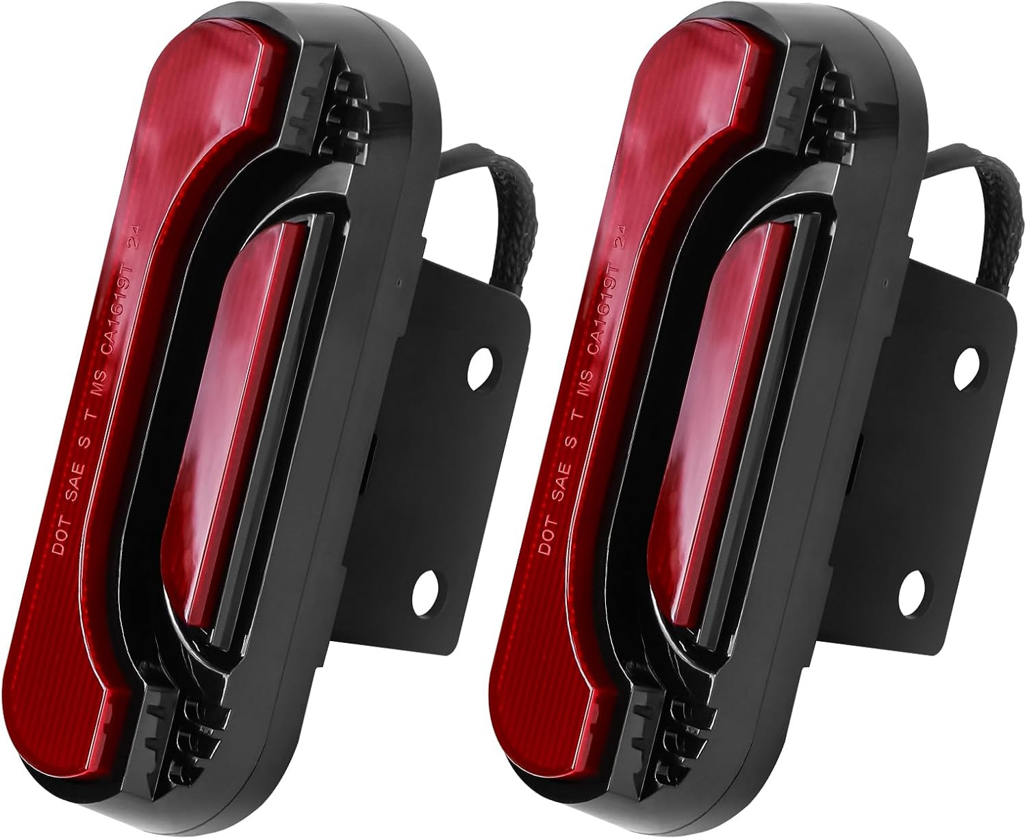 2PCS LED Tail Light Red Taillight Assembly Stop Light Compatible with 2016-2025