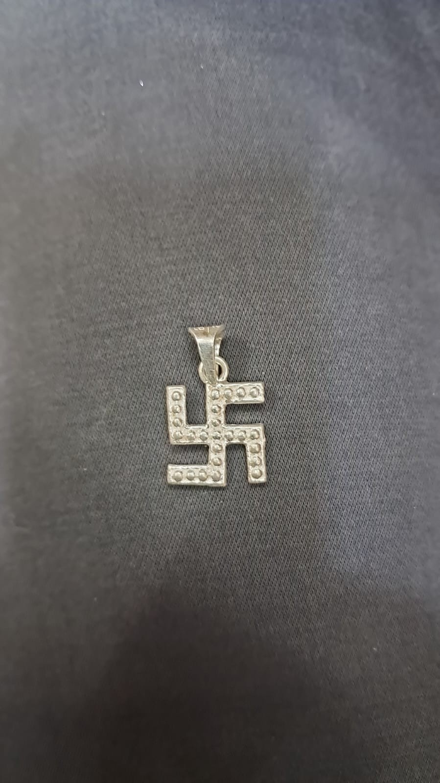 925 Silver 3.5 Hindu Religious Buddhist Pendant for Temple, Pooja