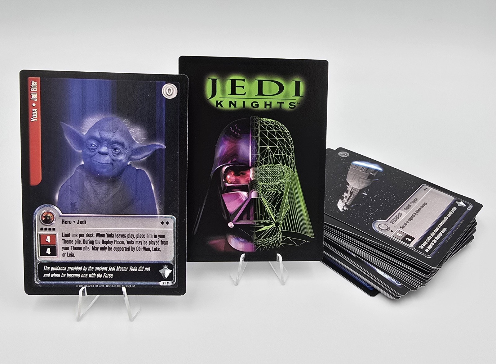 2001 Star Wars Jedi Knights TCG Decipher - 41 Mint Cards - Incl 8 Blue Force 1-8 2001 Star Wars Jedi Knights TCG Decipher - 41 Mint Cards - Incl 8 Blue Force 1-8