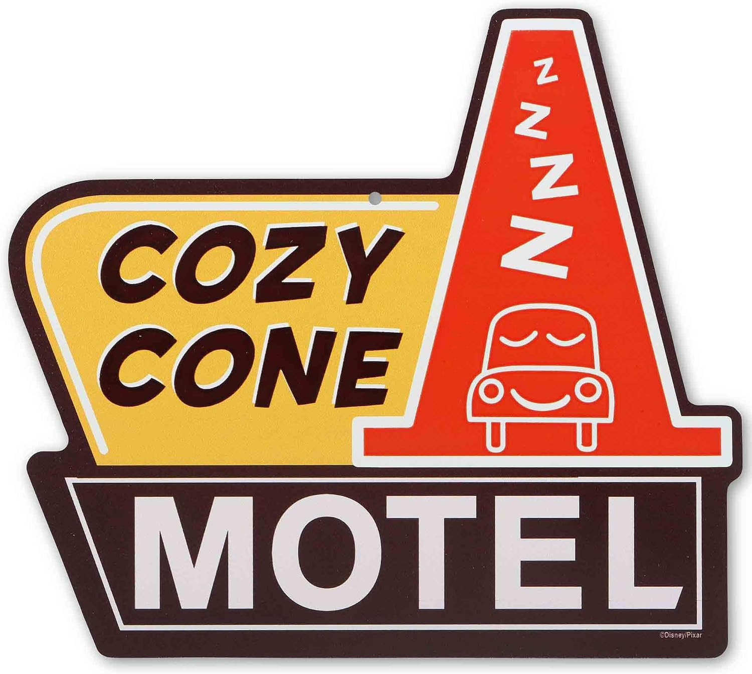 Disney Pixar Cars Cozy Cone Motel Metal Wall Sign - Fun Cars Decoration for Home