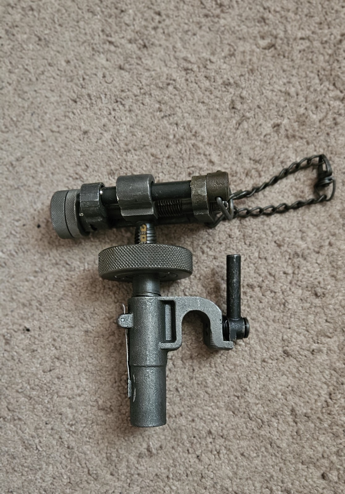 ORIGINAL WWII US ARMY .30 CAL BROWNING 1919 TRAVERSING & ELEVATION MECHANISM
