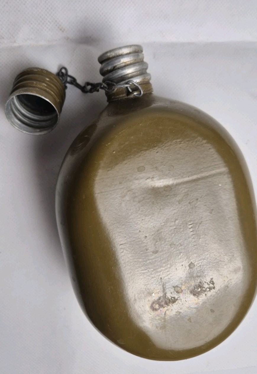 Genuine Vintage Soviet Russian Army Water Flask Bottle 1990
