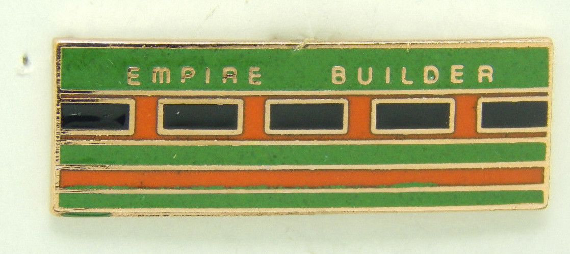 Railroad Hat-Lapel Pin/Tac Great Northern Railway(GN)  Empire Builder #1610 -NEW
