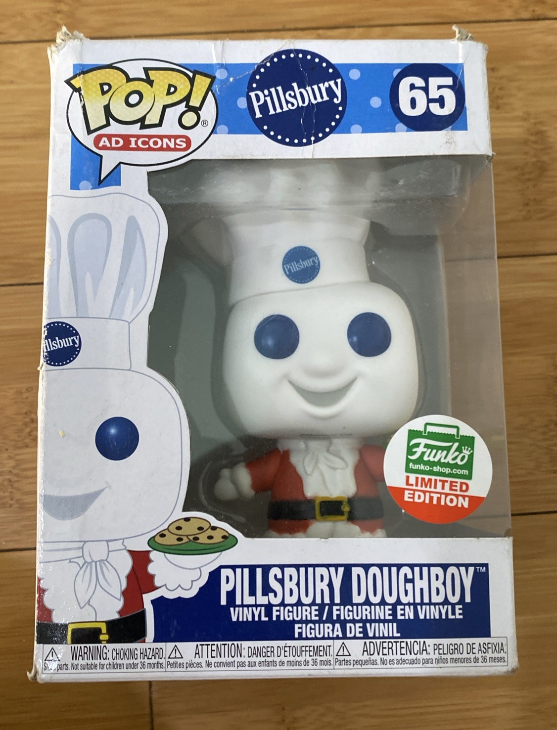 Funko Pop Ad Icons: Pillsbury Doughboy #65 Funko Limited Edition Funko Pop Ad Icons: Pillsbury Doughboy #65 Funko Limited Edition