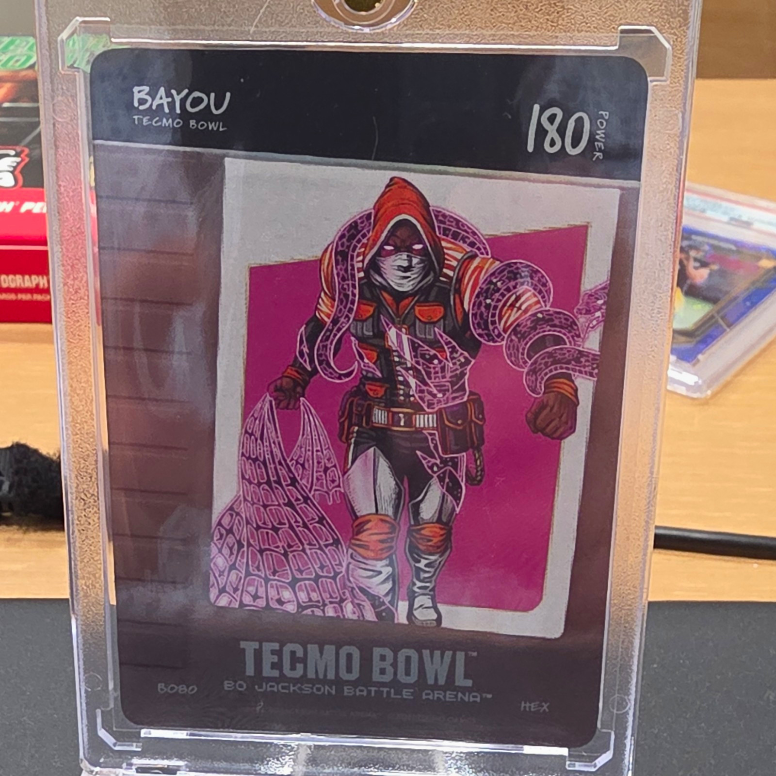 Bayou Tecmo Bowl Bo Jackson Battle Arena HEX Blow On It Power 180