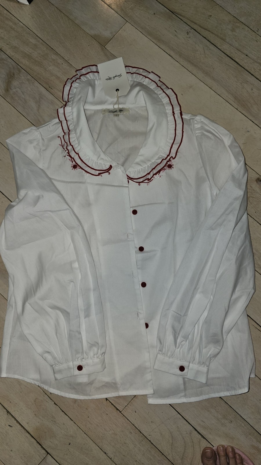 White Ukrainian Vyshyvanka Embroidered LINEN women blouse Embroidery Shirt New