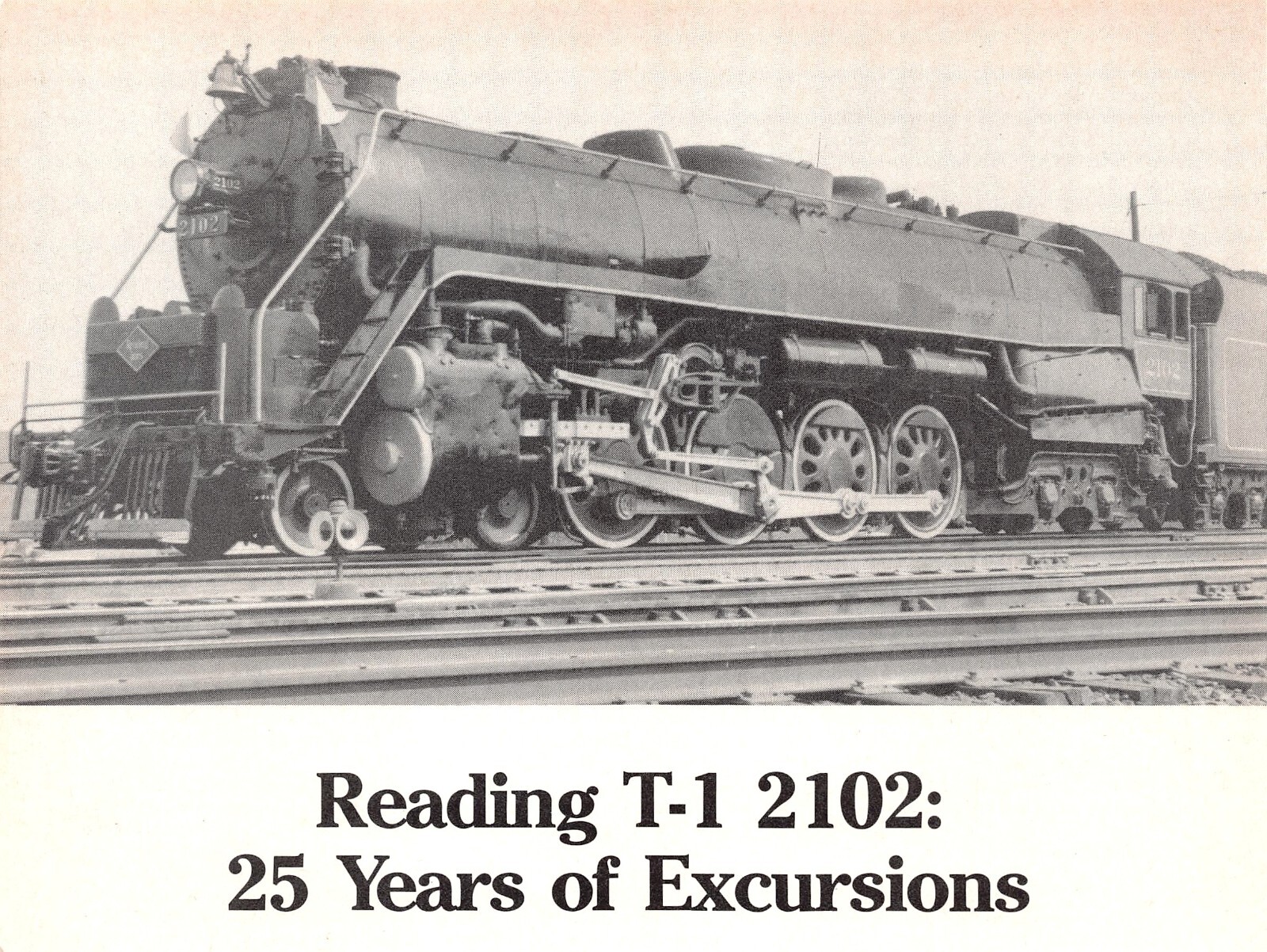 Reading Blue Mountain & Northern Railroad T-1 #2102 Class 4-8-4 Vtg Mag Excerpt