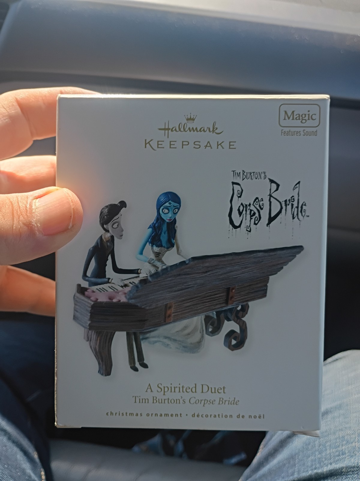 2010 Hallmark Tim Burton Corpse Bride A Spirited Duet Magic Ornament Set