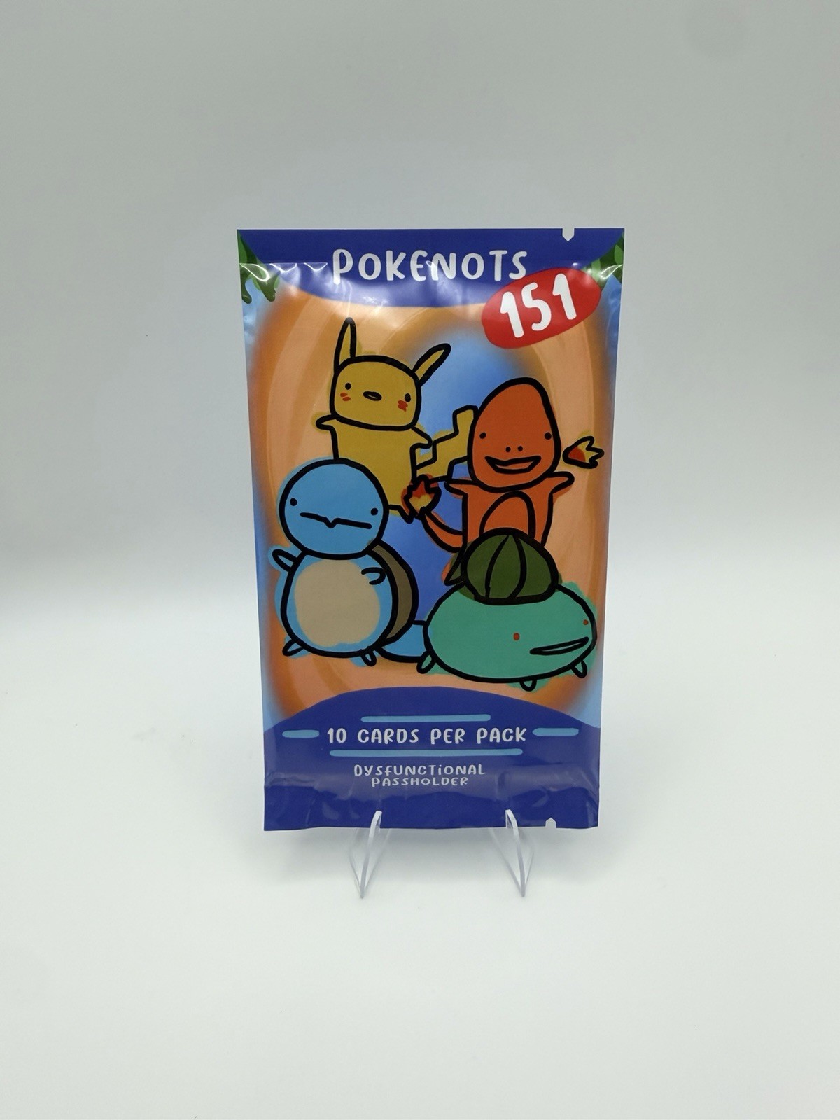 POKENOTS 151 Single Booster Pack (1x) Dysfunctional Passholder NEW POKENOTS 151 Single Booster Pack (1x) Dysfunctional Passholder NEW
