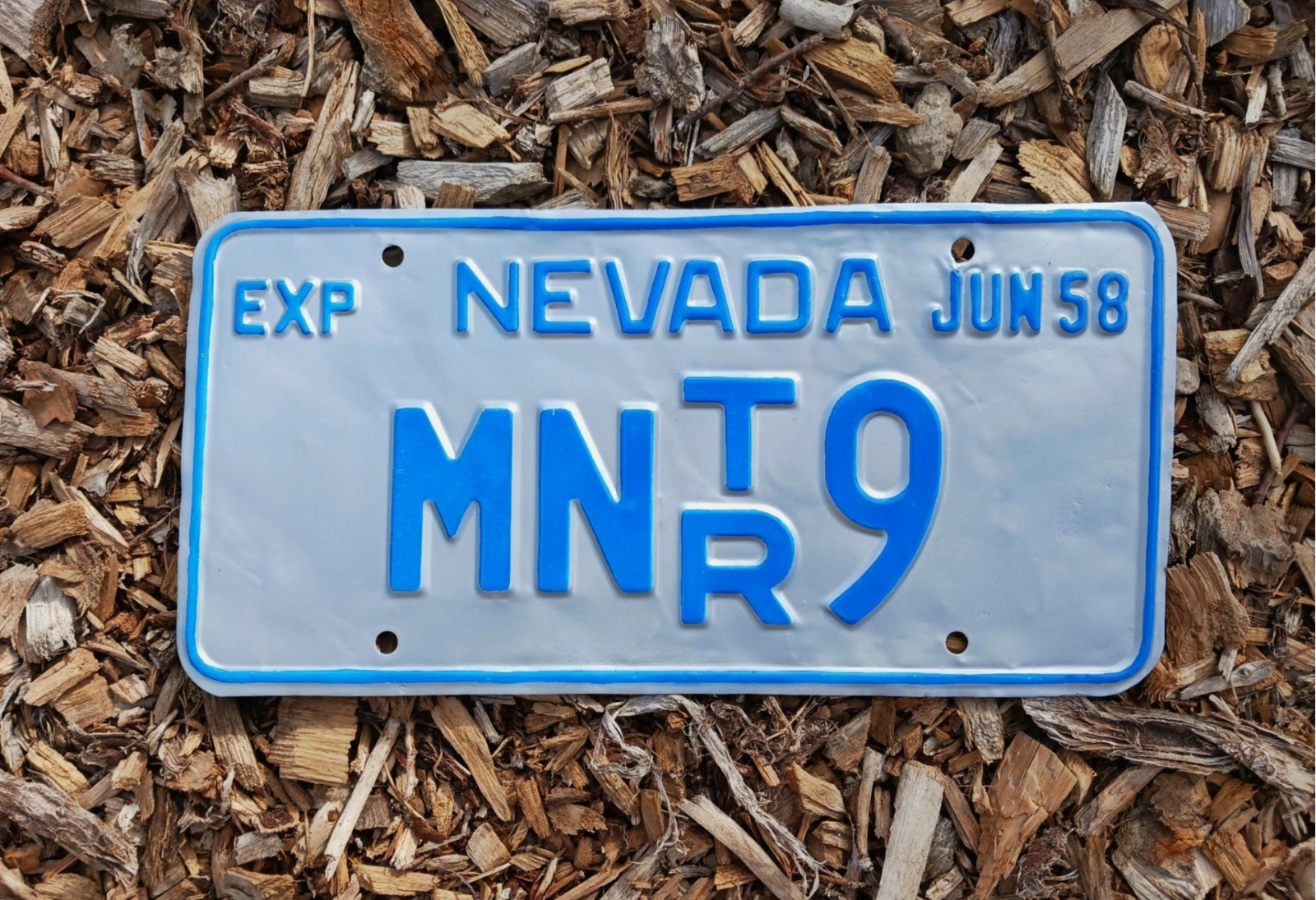 1958 NEVADA LICENSE PLATE - MINERAL COUNTY TRAILER #9 1958 NEVADA LICENSE PLATE - MINERAL COUNTY TRAILER #9