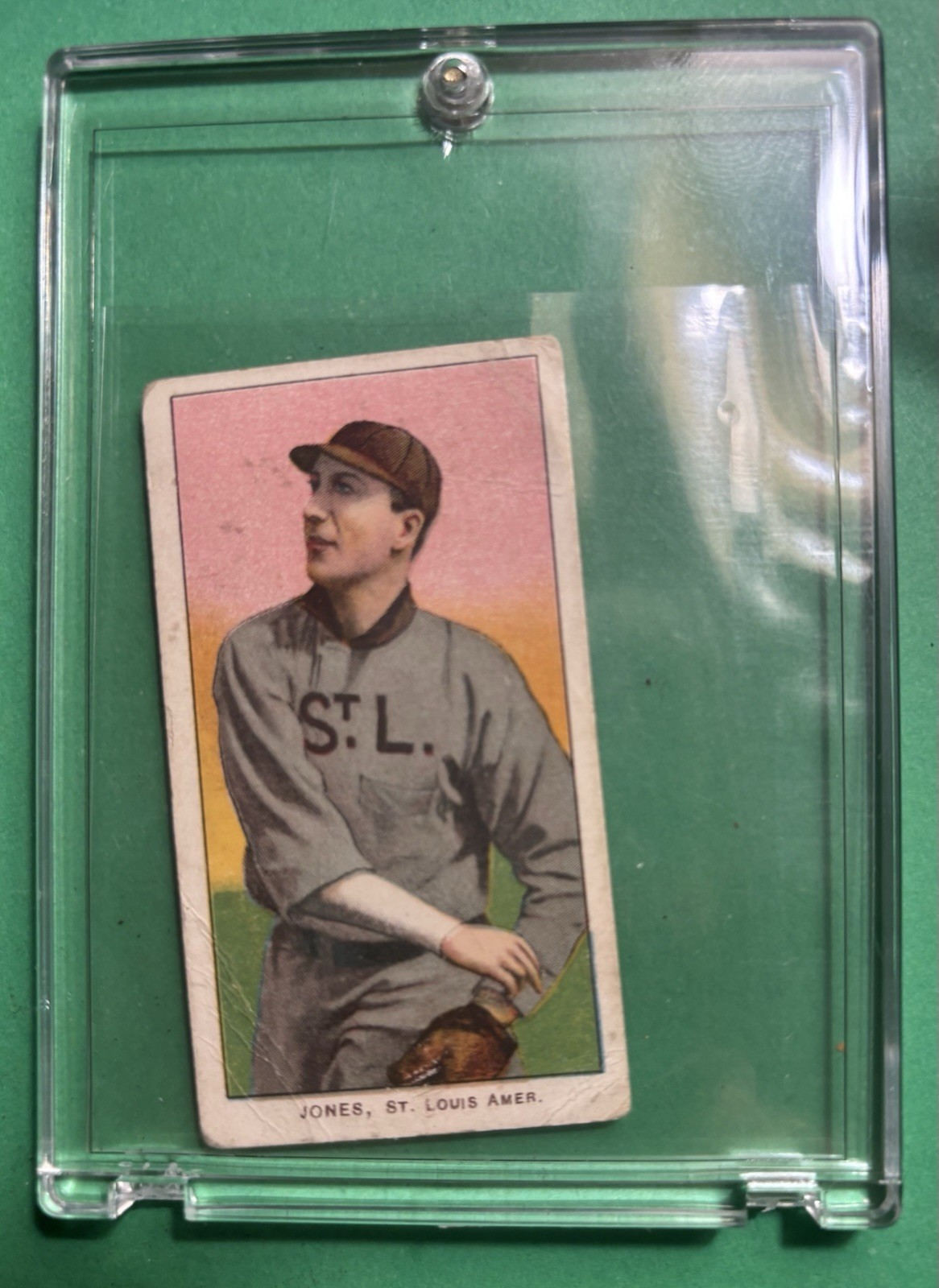 1909-1911 T206 Tom Jones St. Louis American League Piedmont Back 1909-1911 T206 Tom Jones St. Louis American League Piedmont Back