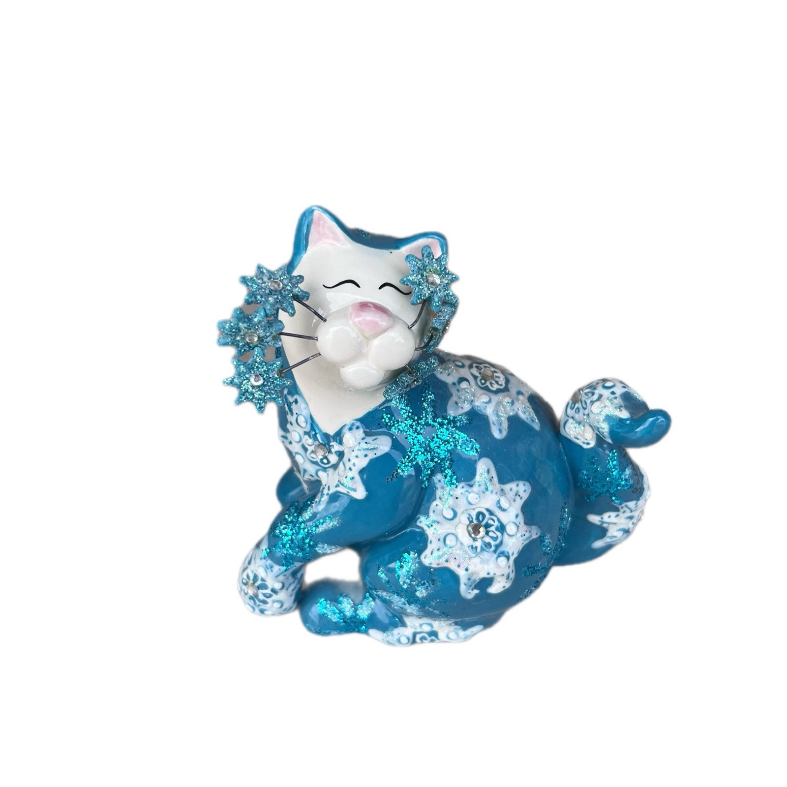 Amy Lacombe Whimsiclay HTF Snowflake Aha Made You Smile Exellent Condition Amy Lacombe Whimsiclay HTF Snowflake Aha Made You Smile Exellent Condition