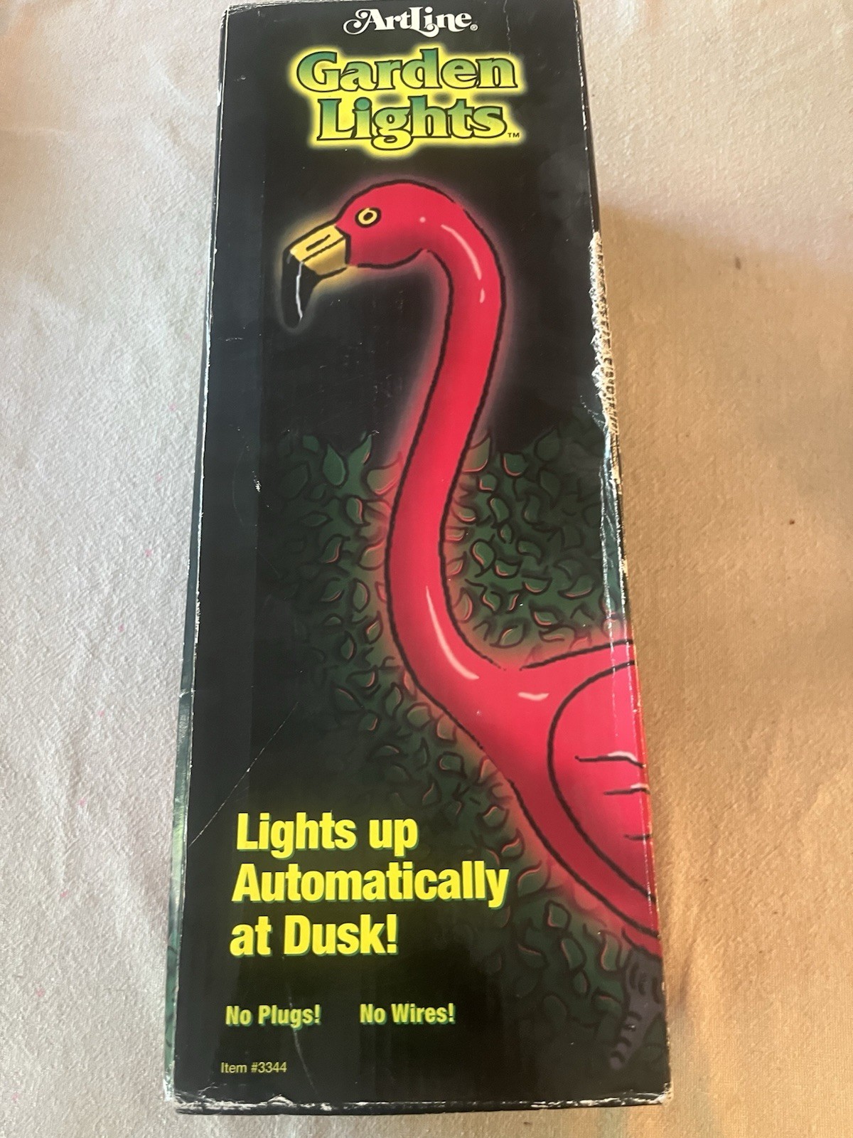 RARE Artline 30” Light Up Blow Mold Plastic Flamingo 2002 Y2K Works As-Is