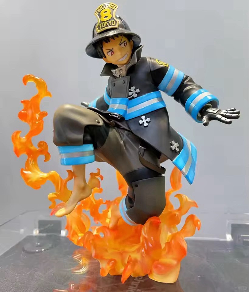 Fire Force 16CM Shinra Kusakabe Figure – Company 8 Anime PVC Statue