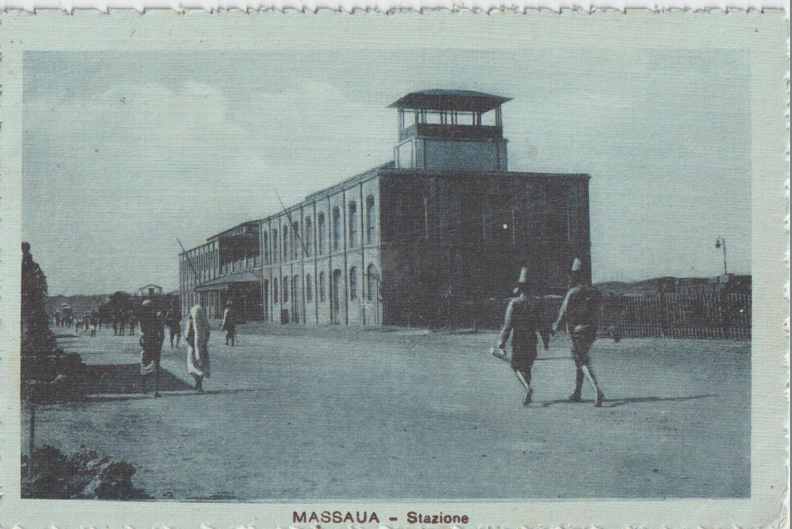 1919 A.O.I. ERITREA MASSAUA STATION 