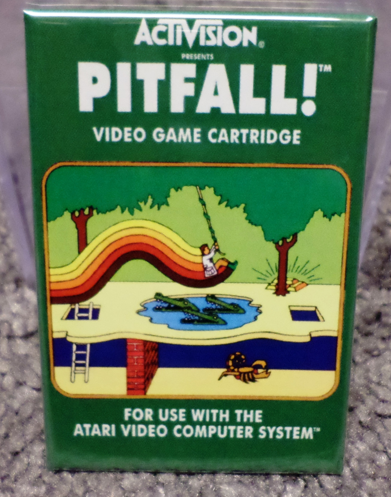 Pitfall Activision NES Vintage Game Box 2\
